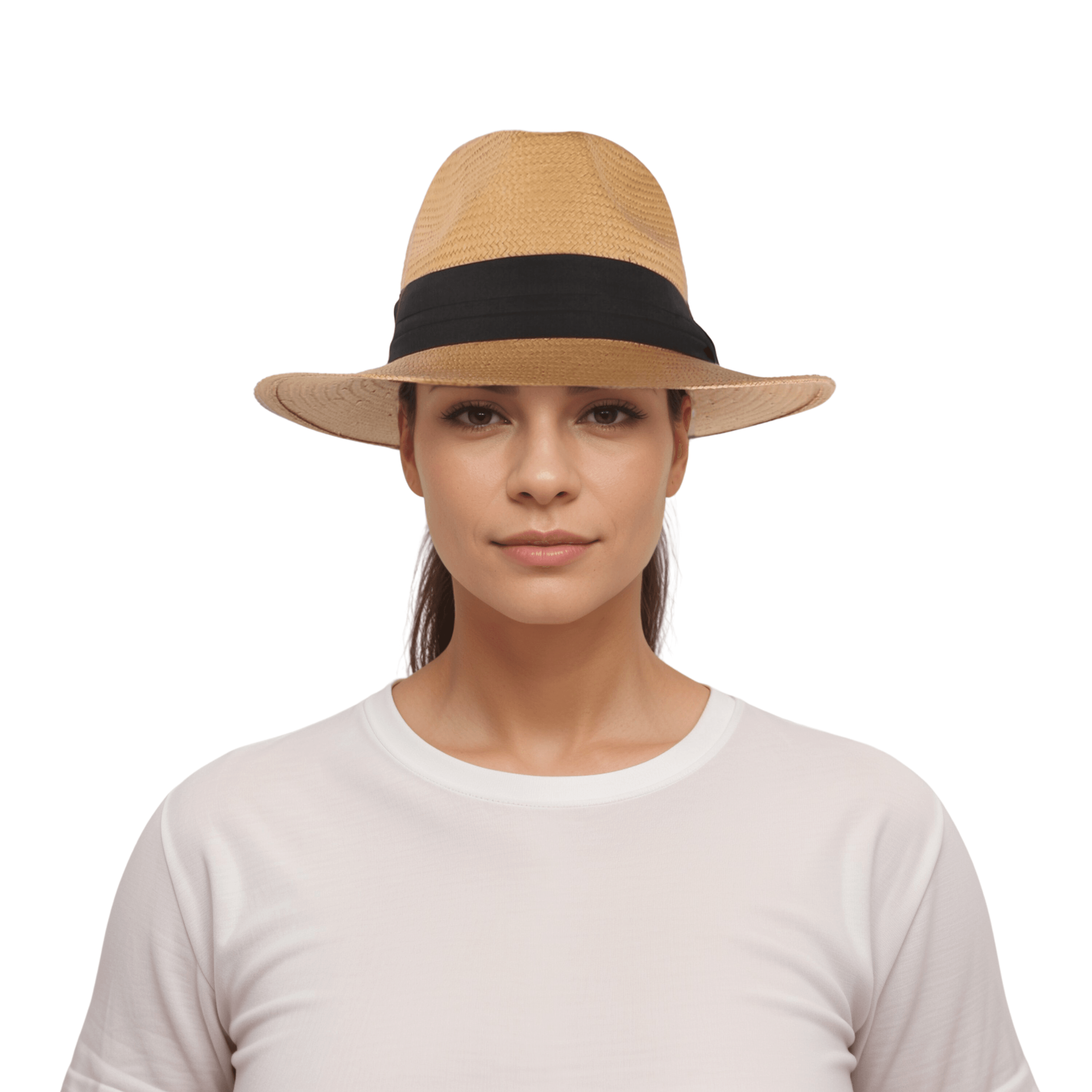 Handcrafted Straw Fedora Hat for Men & Women - hatsXcaps