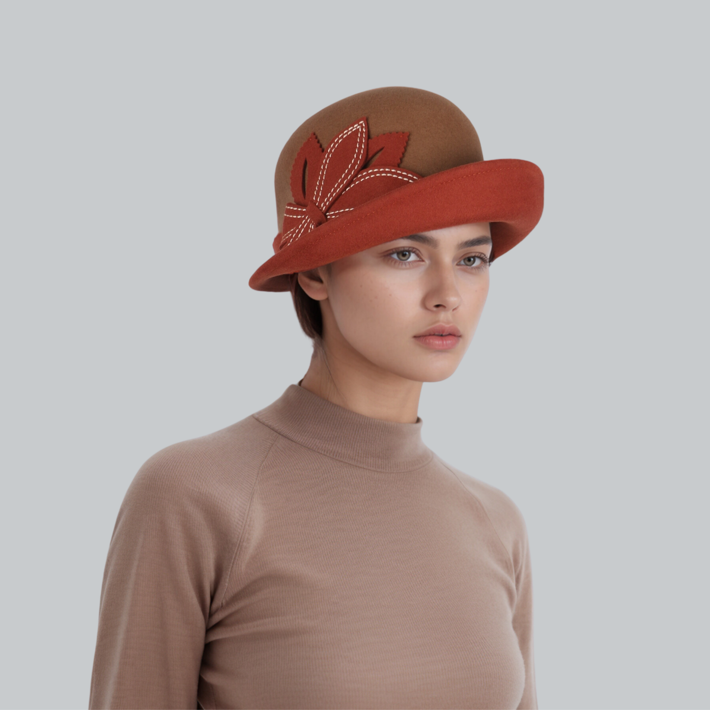 Ladies 1920s Felt England Wool Cloche Hats for Women - hatsXcaps