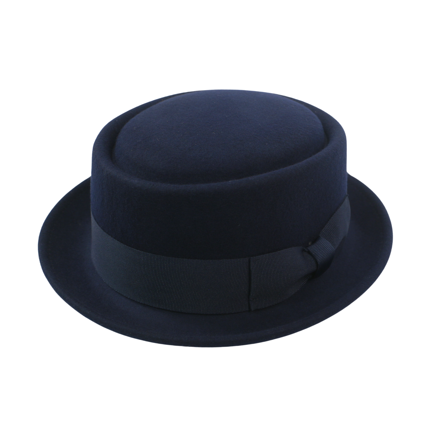 Unisex Wool Felt Pork Pie Hat Crush-able Water-Resistant - hatsXcaps
