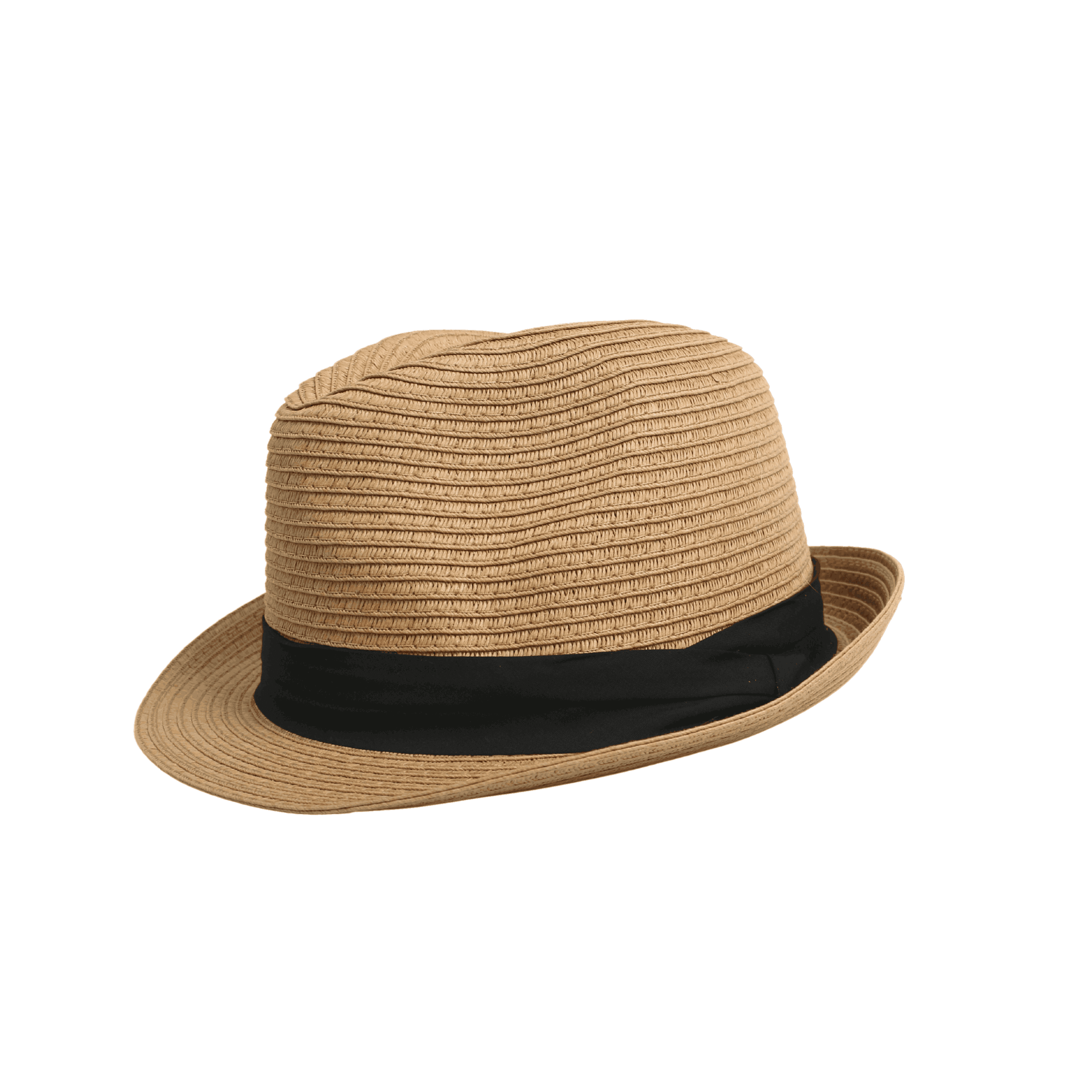 Adjustable Band Unisex Trilby Straw Hat Men - hatsXcaps