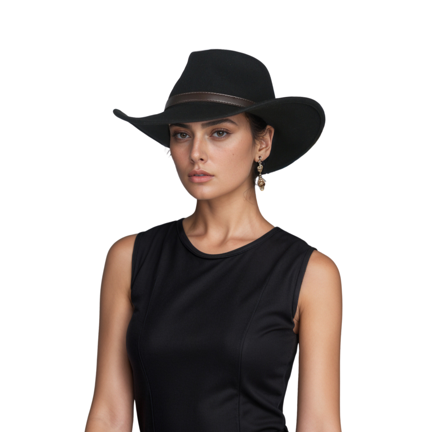 100% Pure Wool Cowboy Hats for Men and Women - hatsXcaps