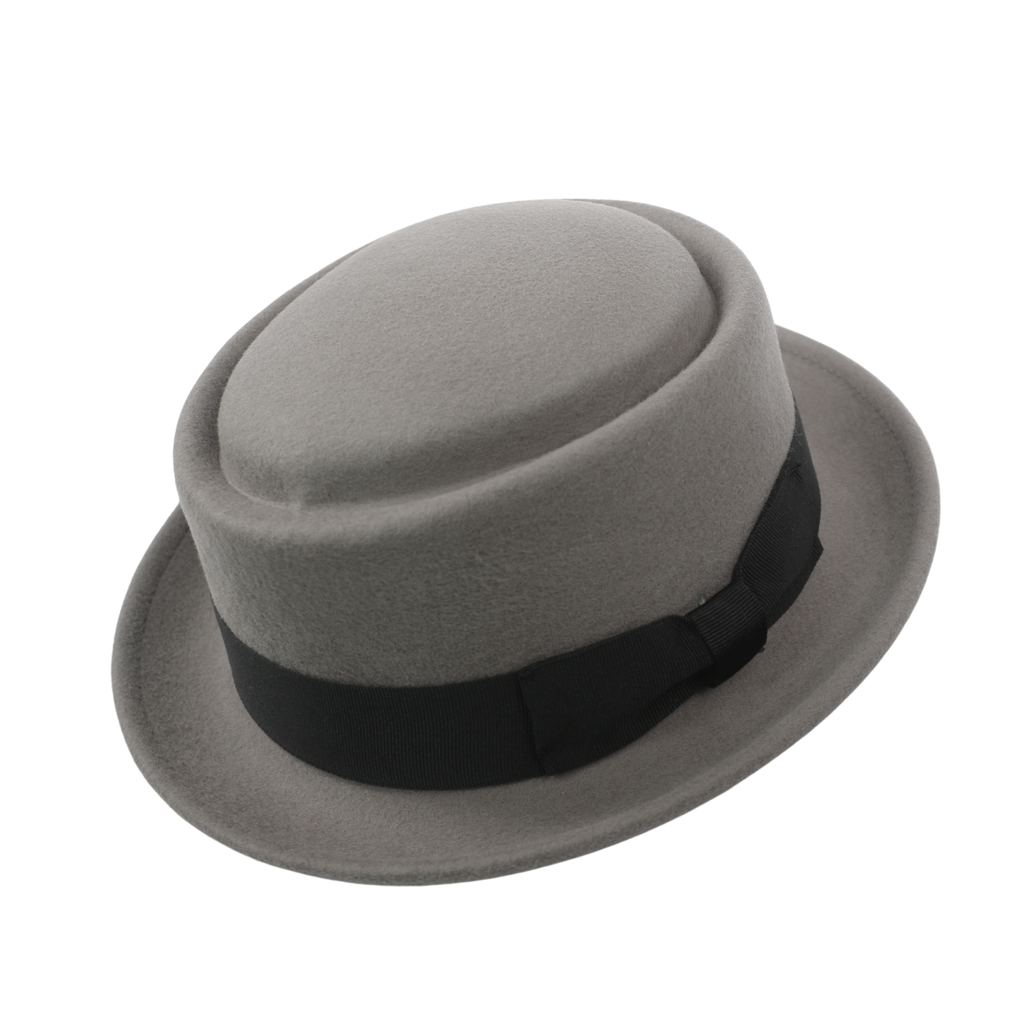 Unisex Wool Felt Pork Pie Hat Crush-able Water-Resistant - hatsXcaps