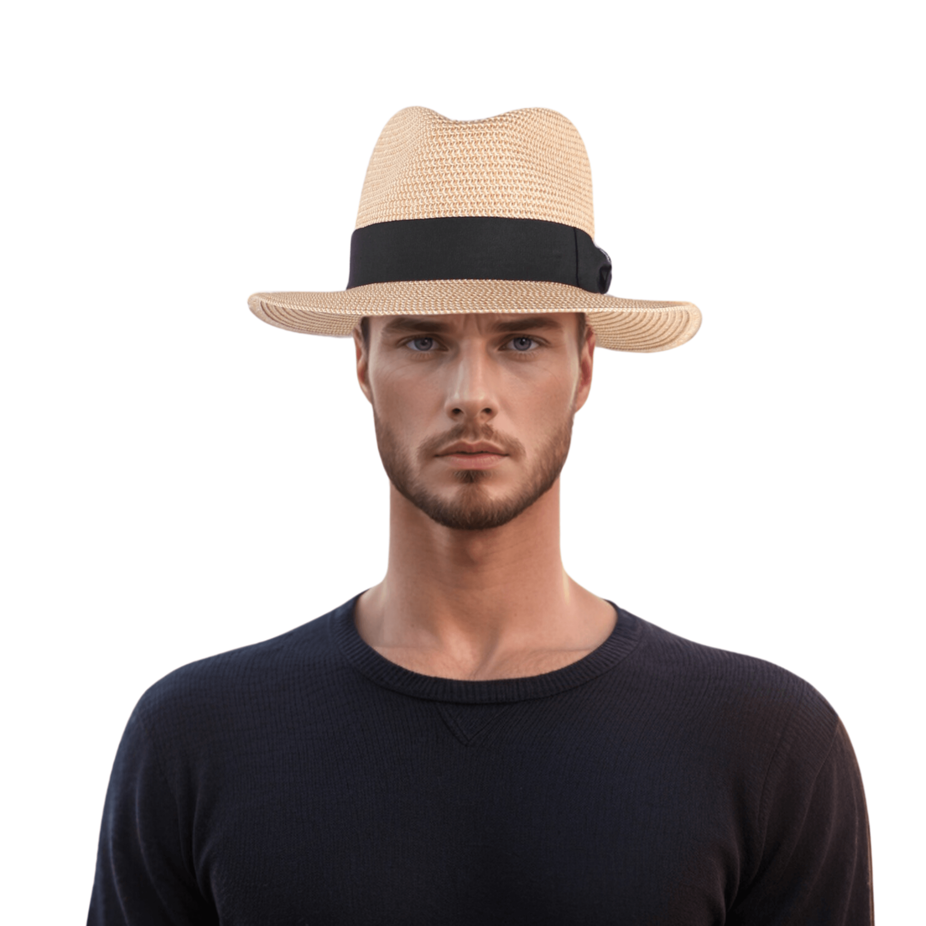 Handwoven Trilby Fedora Hats Panama Hat for Men & Women - hatsXcaps