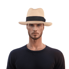 Handwoven Trilby Fedora Hats Panama Hat for Men & Women - hatsXcaps
