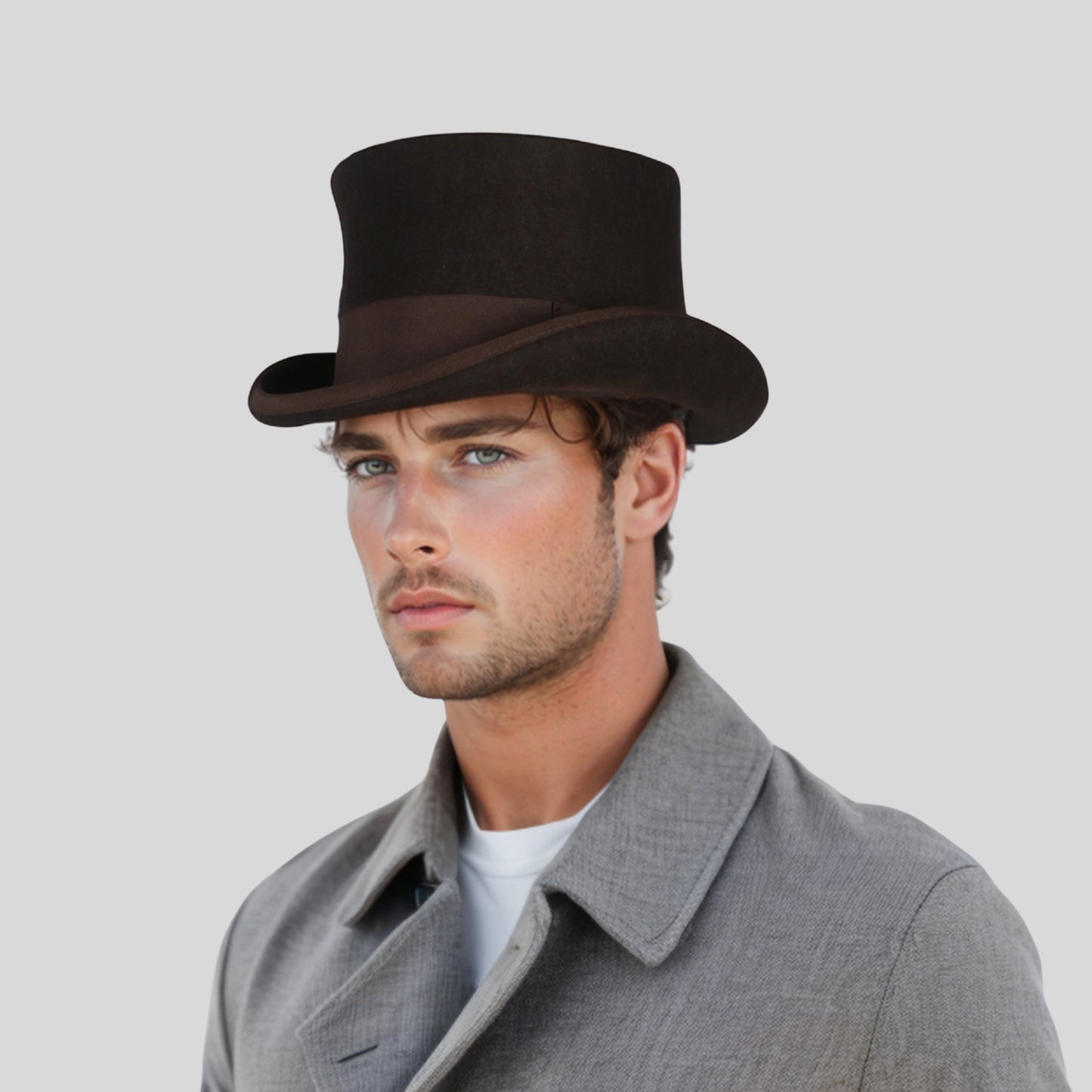 Wool felt Top Hats, Classic Wedding Events Costume Hat - hatsXcaps