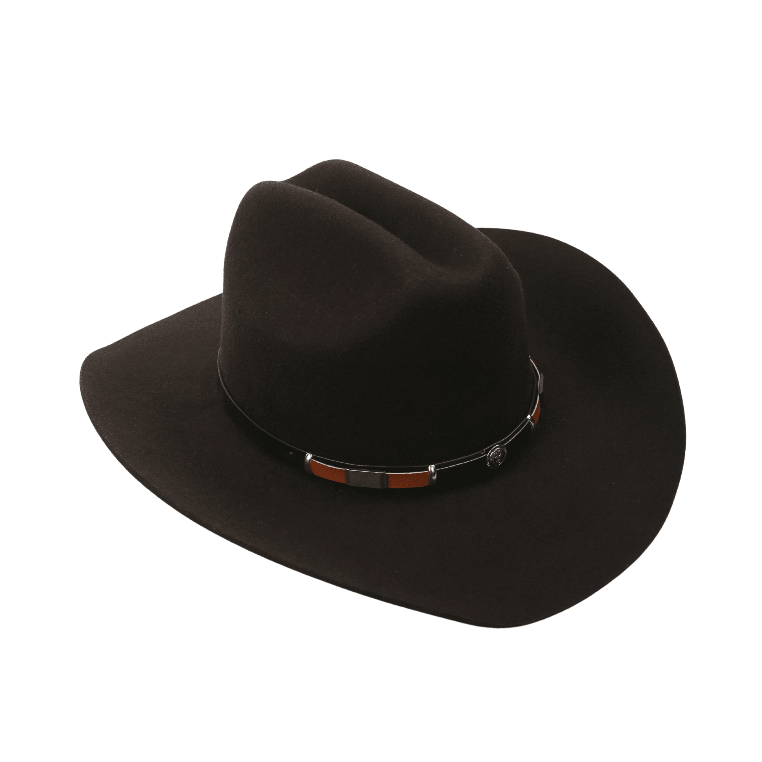 Premium Felt Cowboy Wide Brim Hat - hatsXcaps