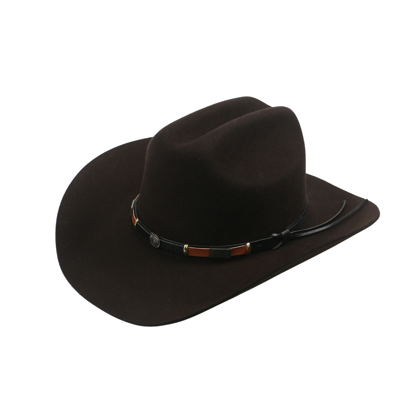 Premium Felt Cowboy Wide Brim Hat - hatsXcaps