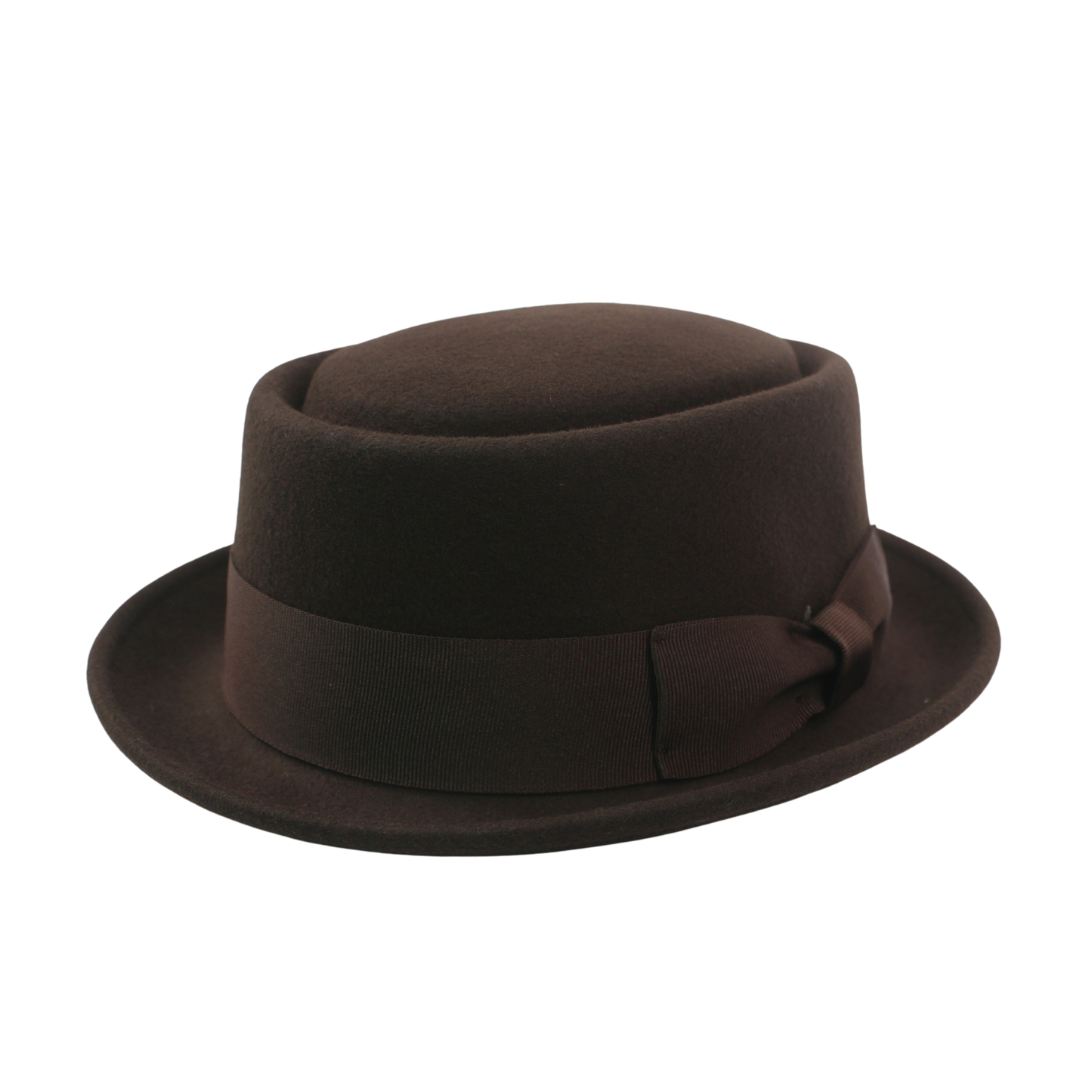 Unisex Wool Felt Pork Pie Hat Crush-able Water-Resistant - hatsXcaps