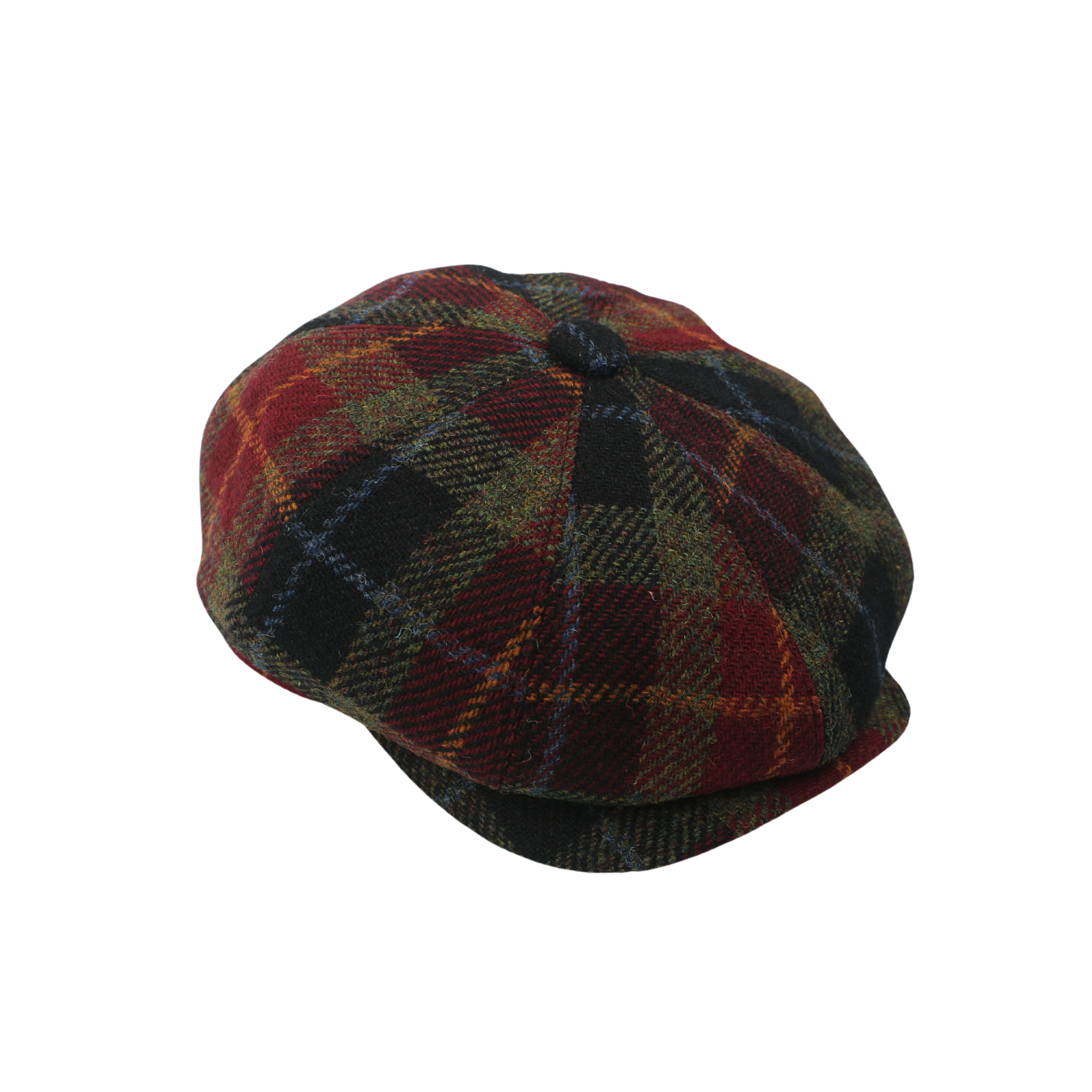 100% Scottish Wool Newsboy Flat Newsboy Cap for Men & Women - hatsXcaps