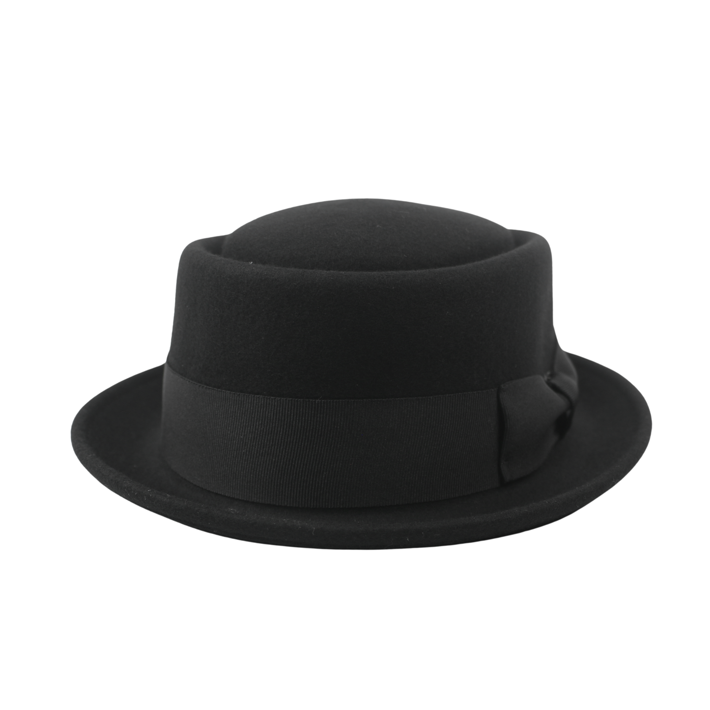 Unisex Wool Felt Pork Pie Hat Crush-able Water-Resistant - hatsXcaps
