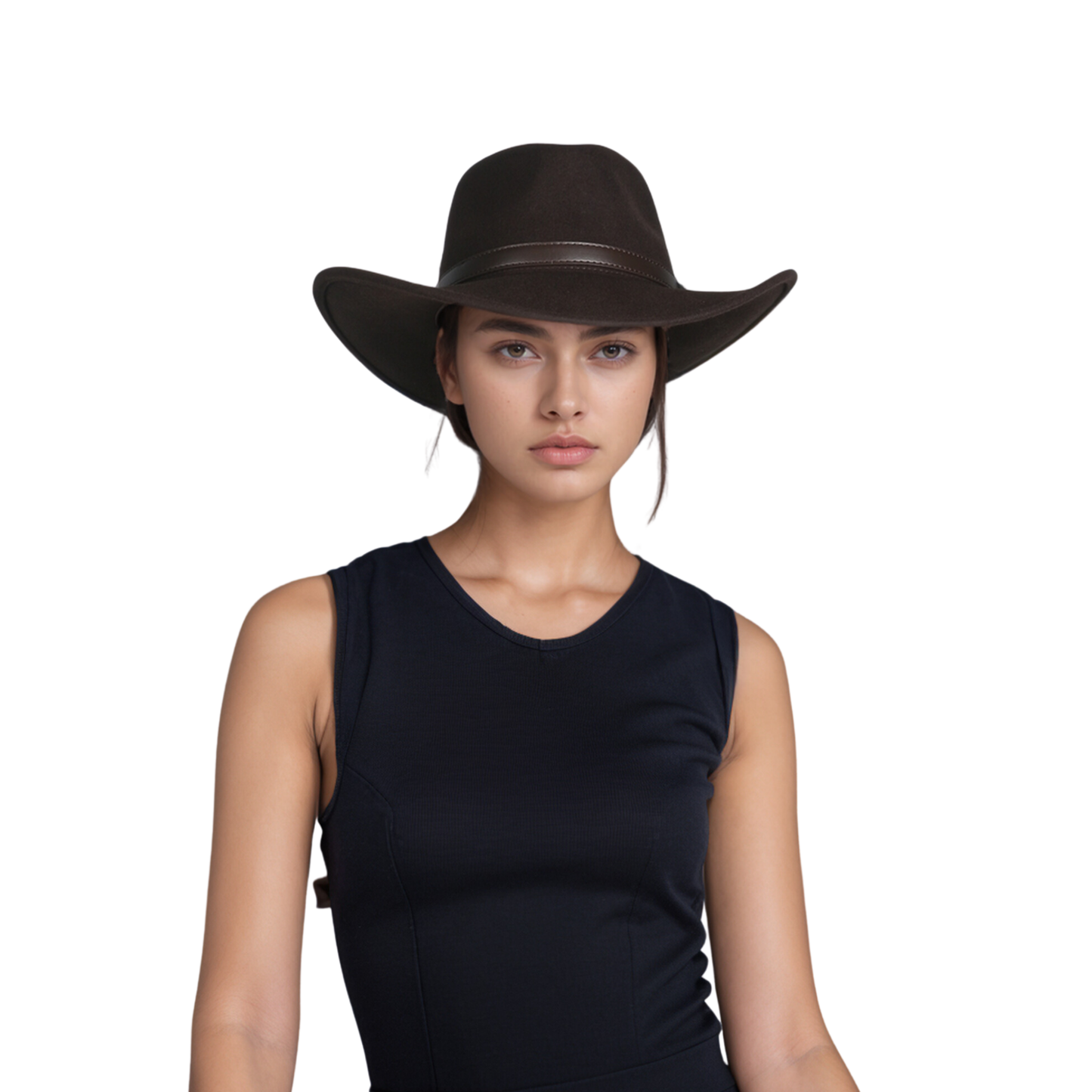 100% Pure Wool Cowboy Hats for Men and Women - hatsXcaps