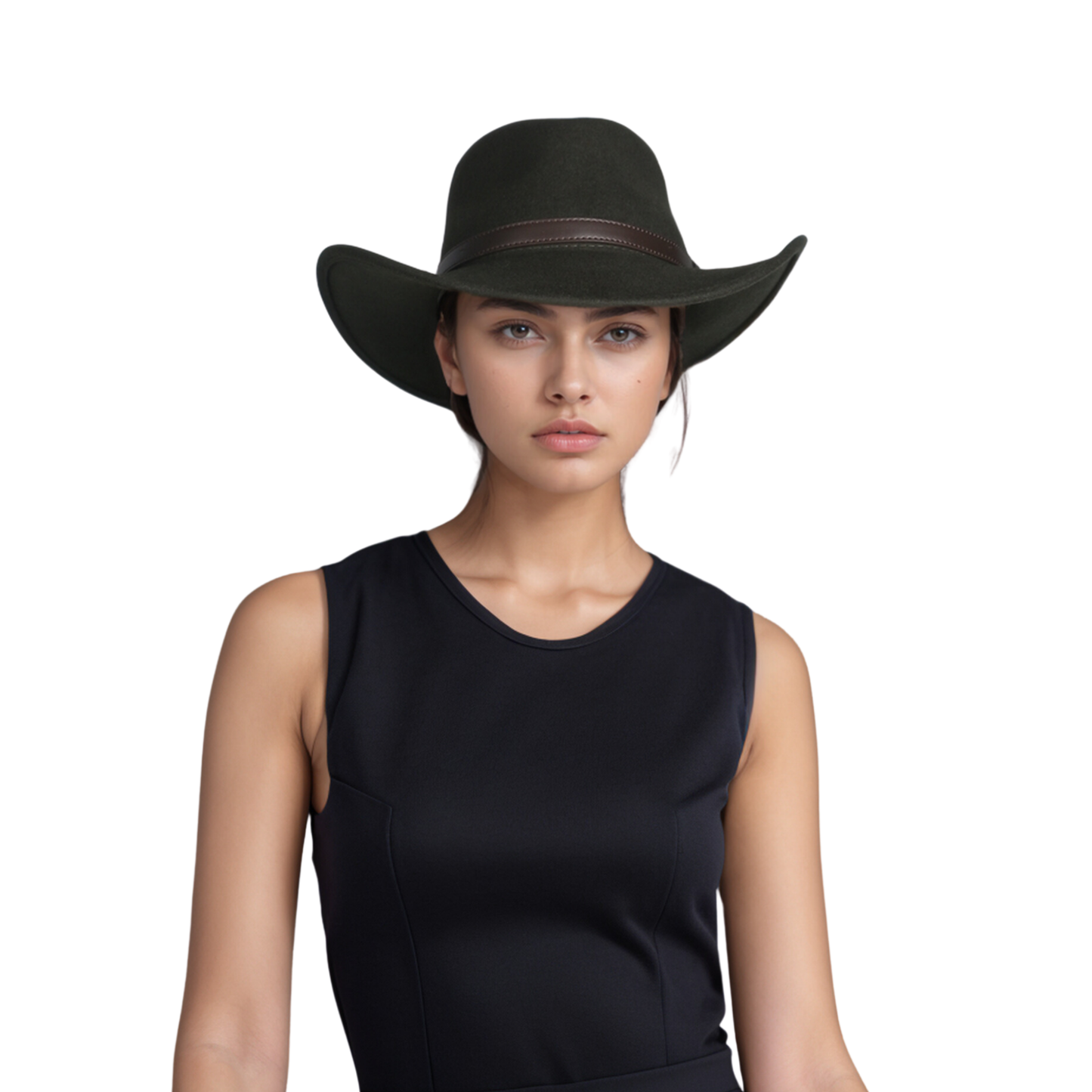 100% Pure Wool Cowboy Hats for Men and Women - hatsXcaps