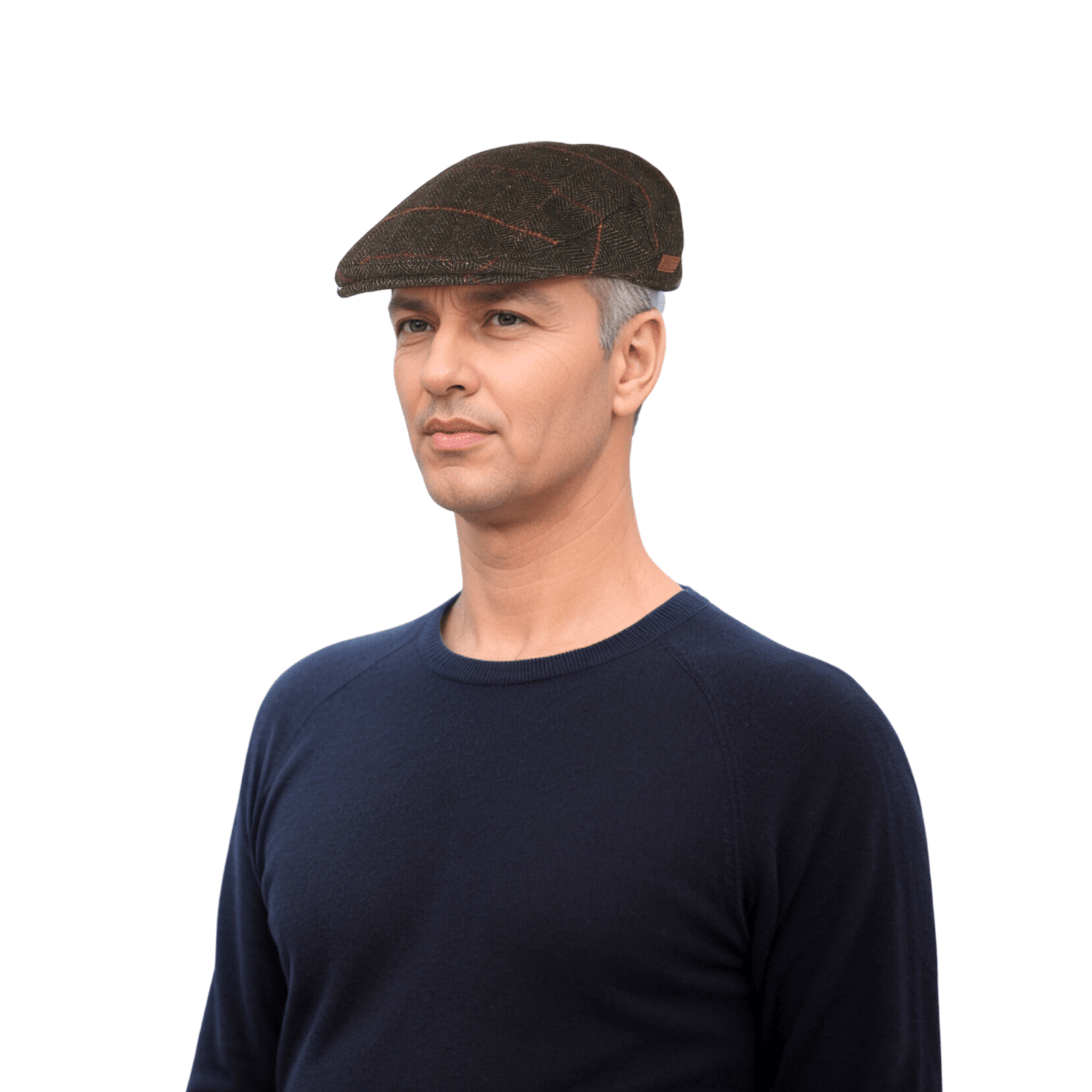 Classic British Tweed Style Caps for Men - hatsXcaps