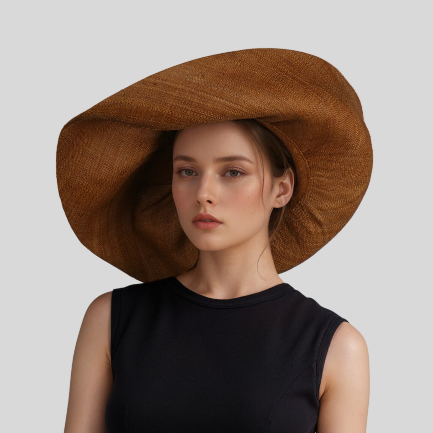 Women's Wide Brim Mimosa Sun Hat for Summer Beach - hatsXcaps
