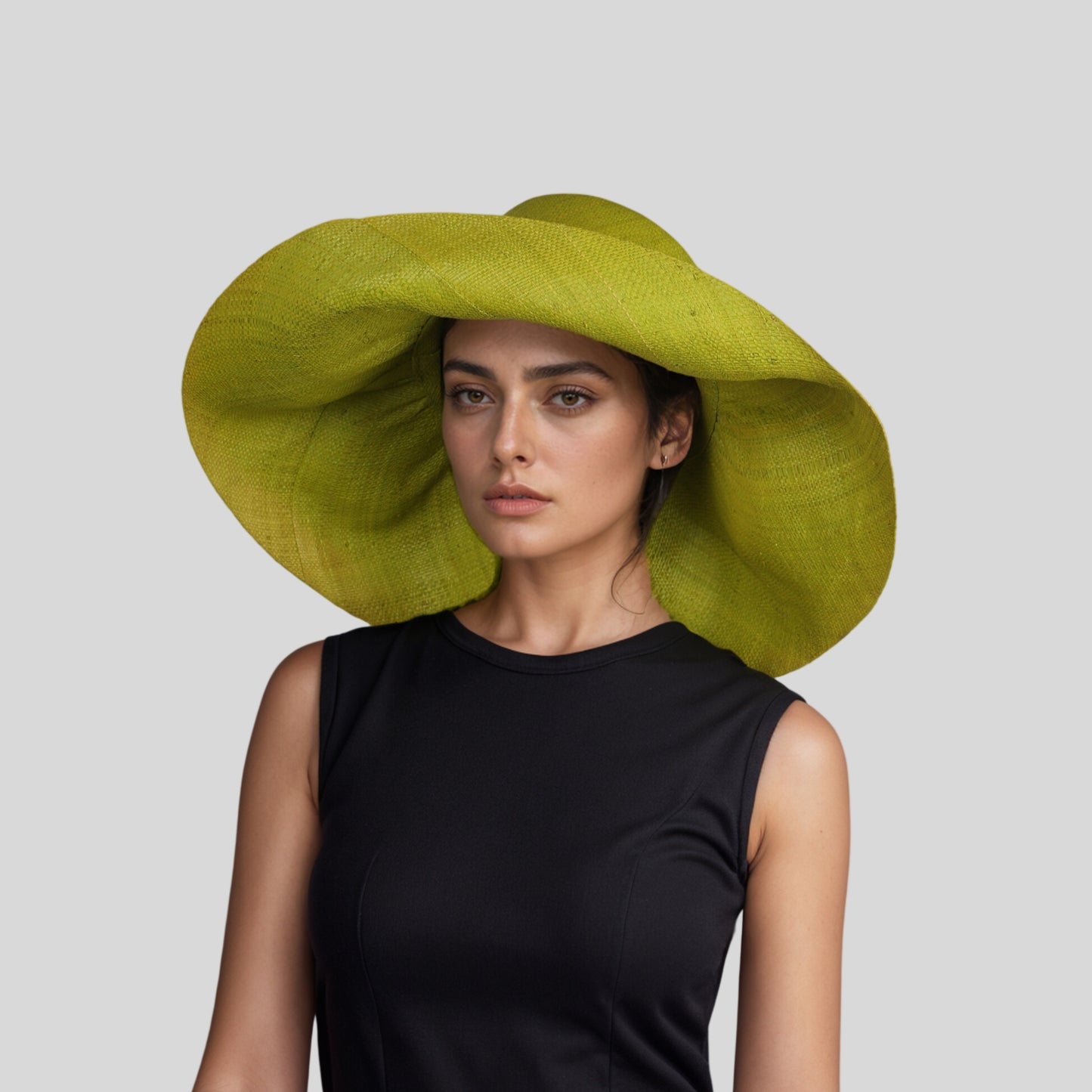 Women's Wide Brim Mimosa Sun Hat for Summer Beach - hatsXcaps
