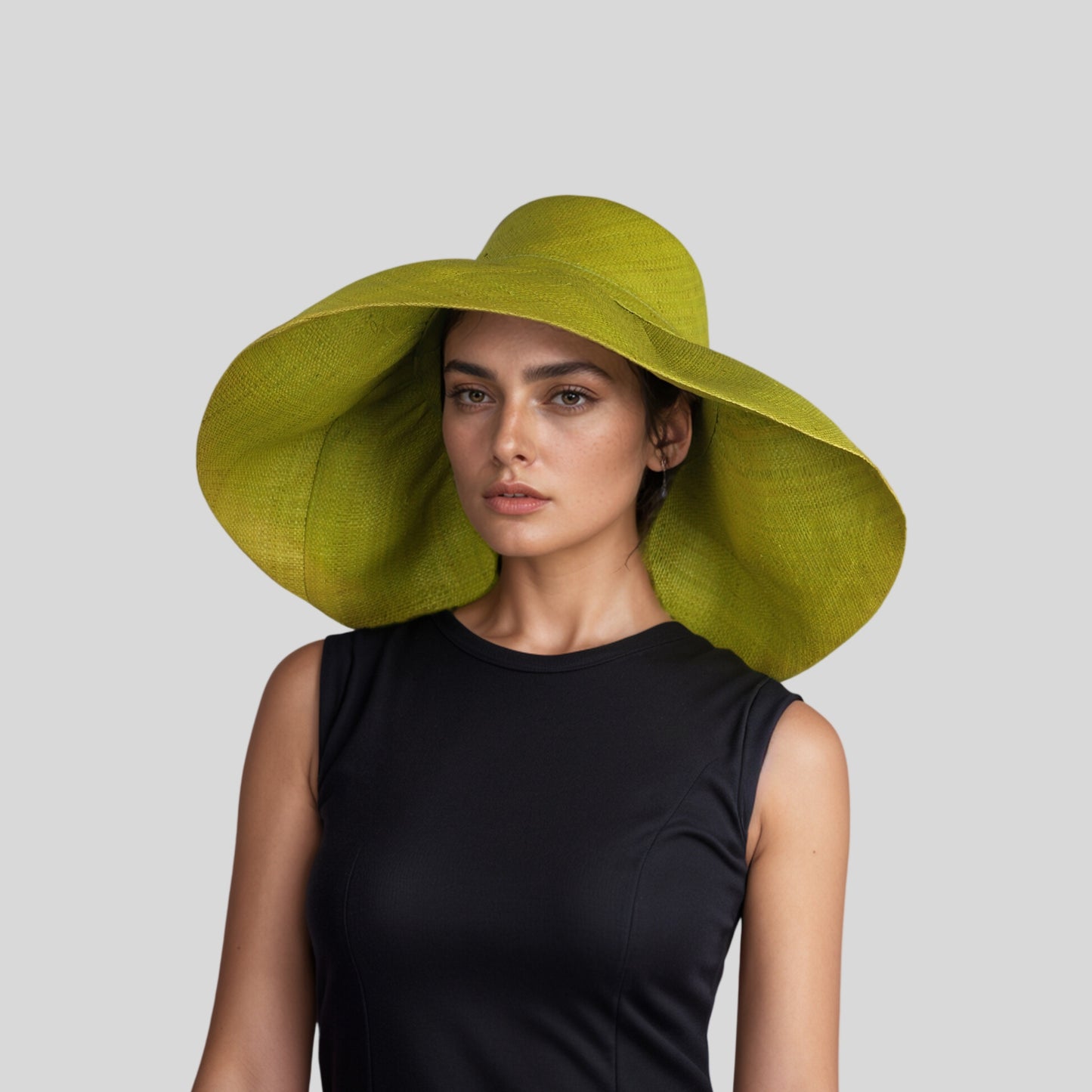 Women's Wide Brim Mimosa Sun Hat for Summer Beach - hatsXcaps