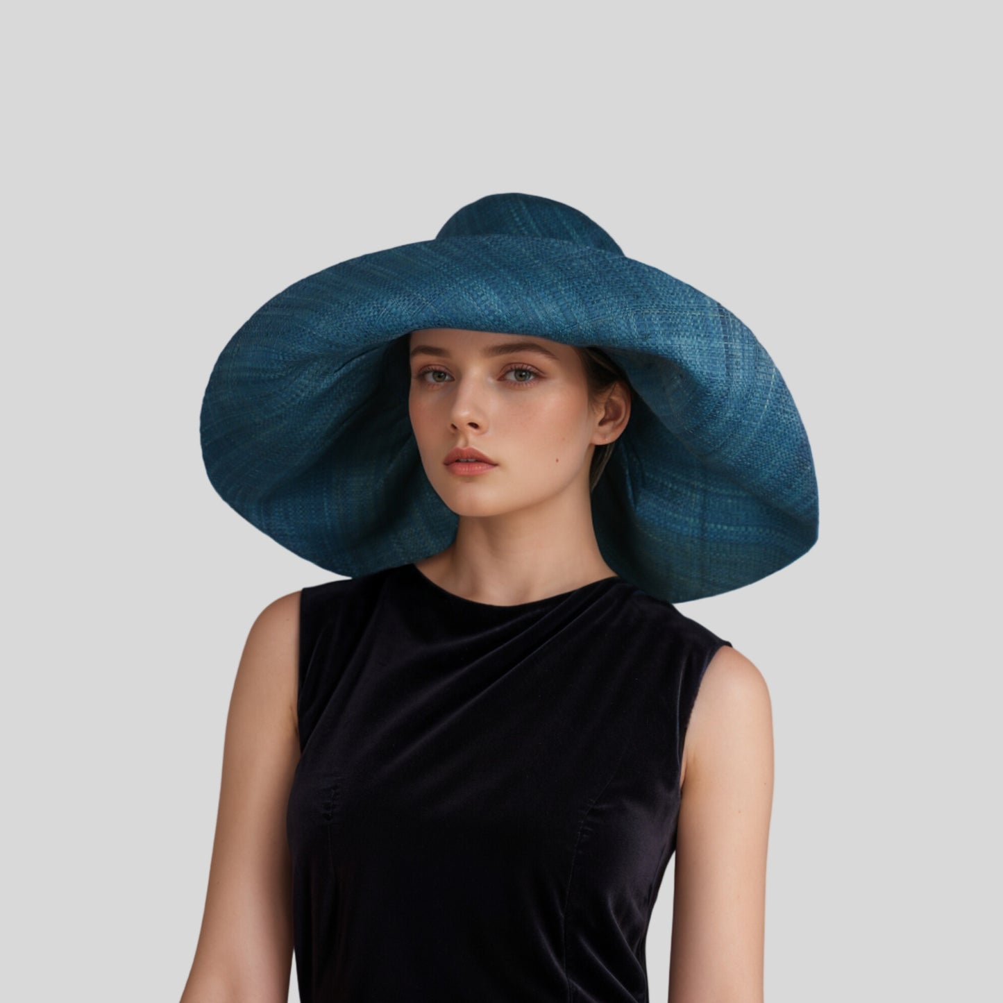 Women's Wide Brim Mimosa Sun Hat for Summer Beach - hatsXcaps