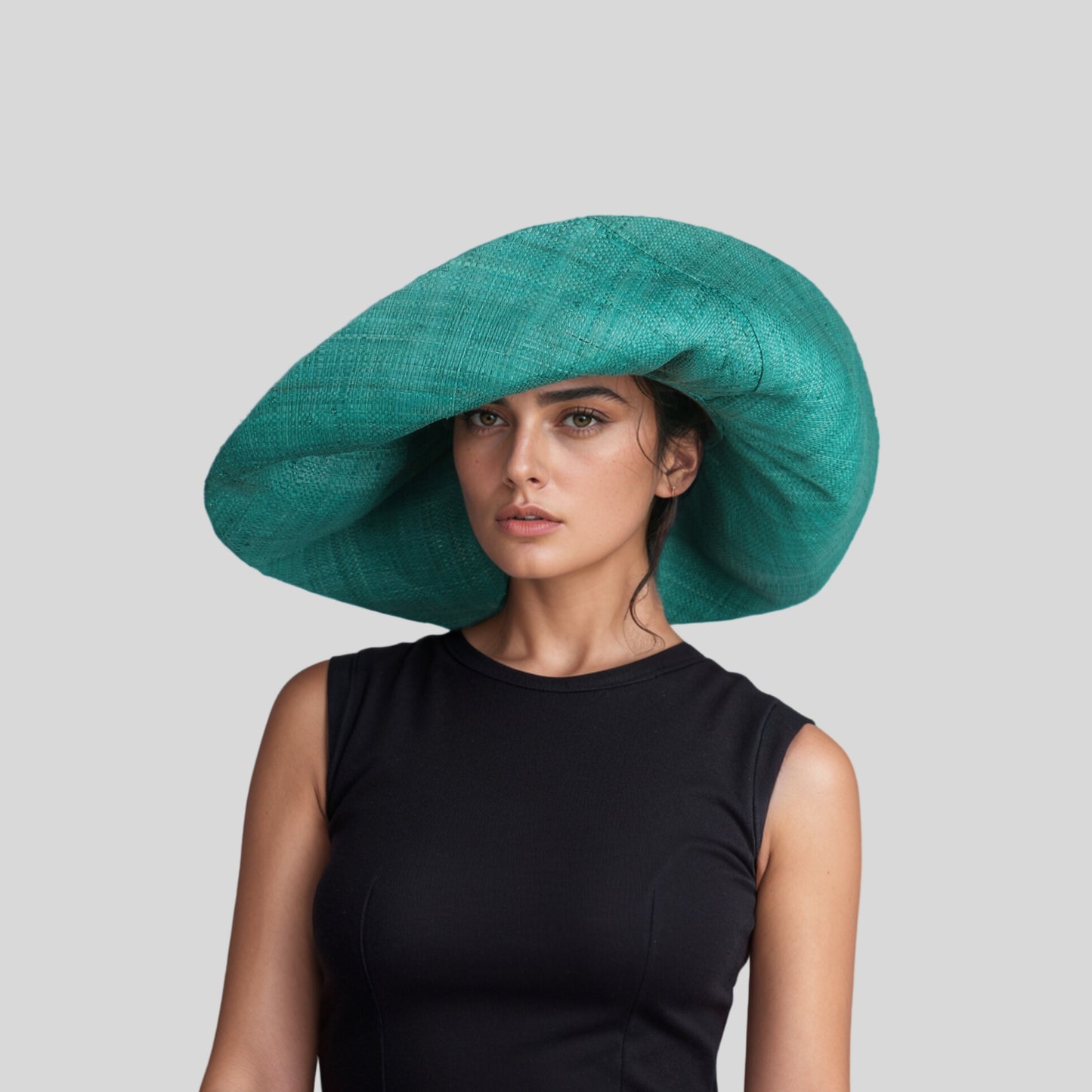 Women's Wide Brim Mimosa Sun Hat for Summer Beach - hatsXcaps