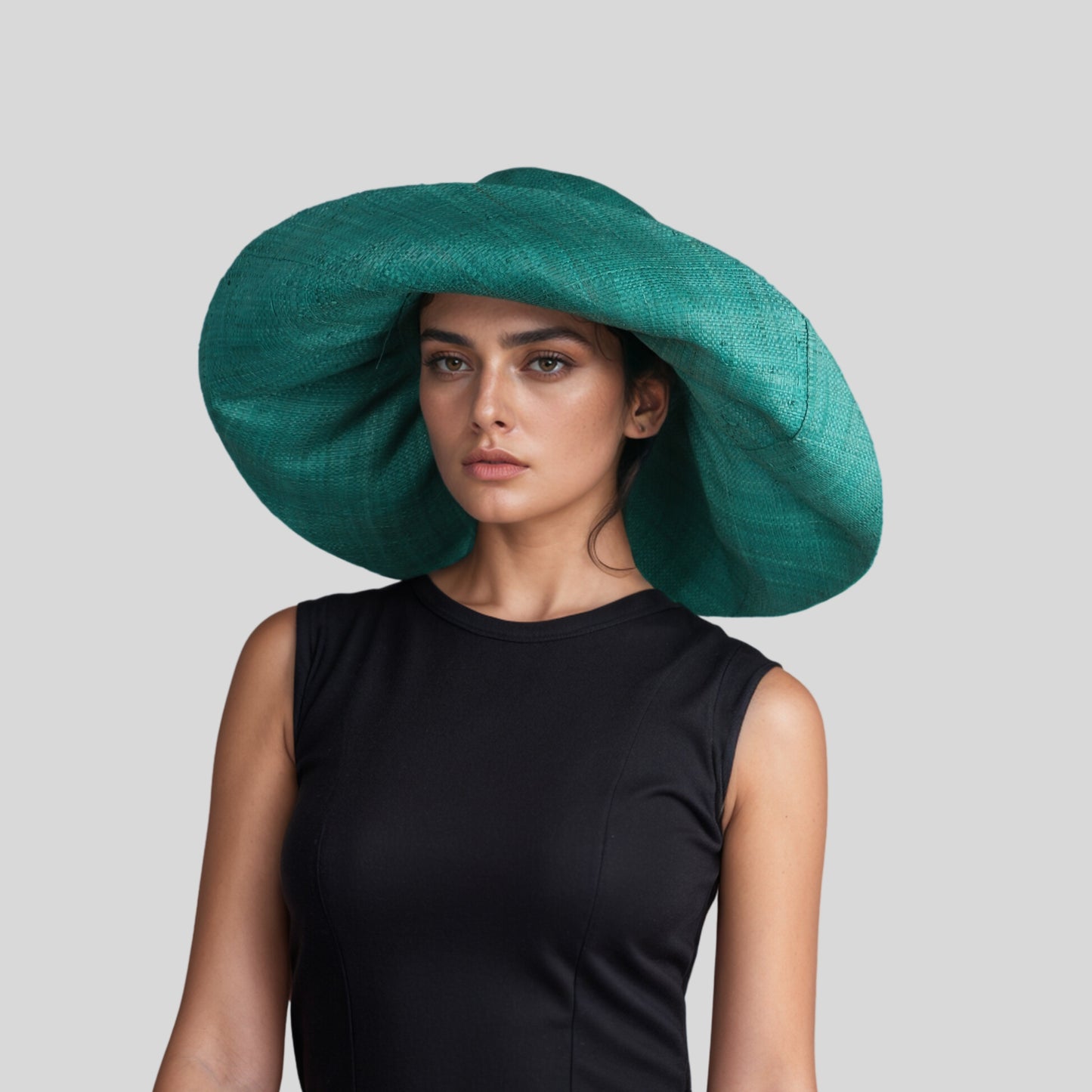 Women's Wide Brim Mimosa Sun Hat for Summer Beach - hatsXcaps