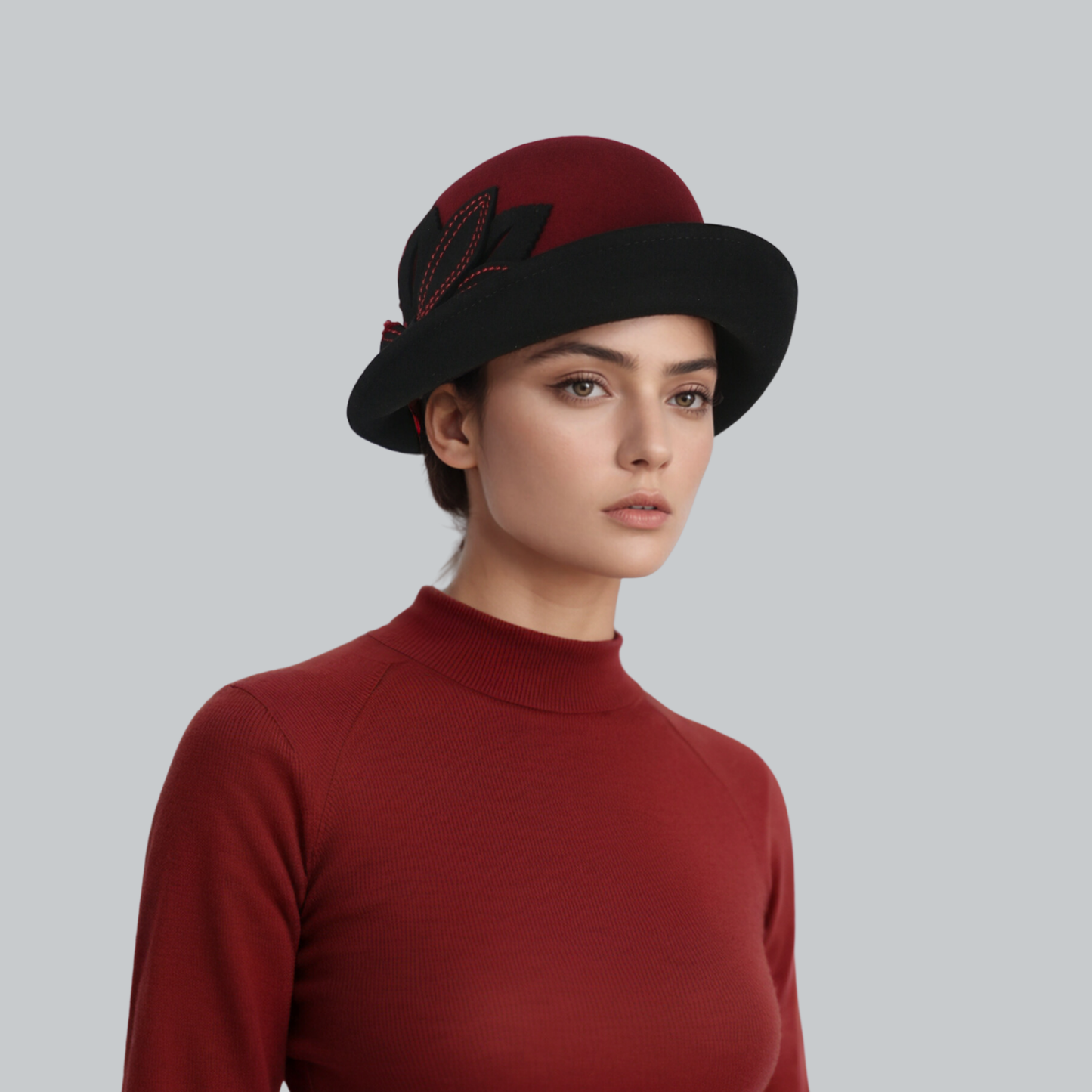 Ladies 1920s Felt England Wool Cloche Hats for Women - hatsXcaps