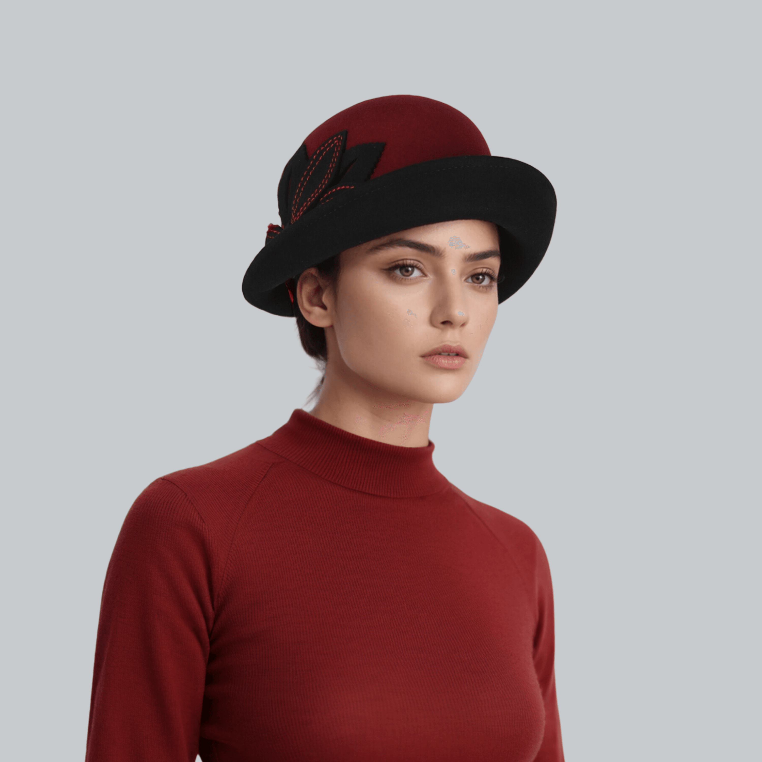 Ladies 1920s Felt England Wool Cloche Hats for Women - hatsXcaps