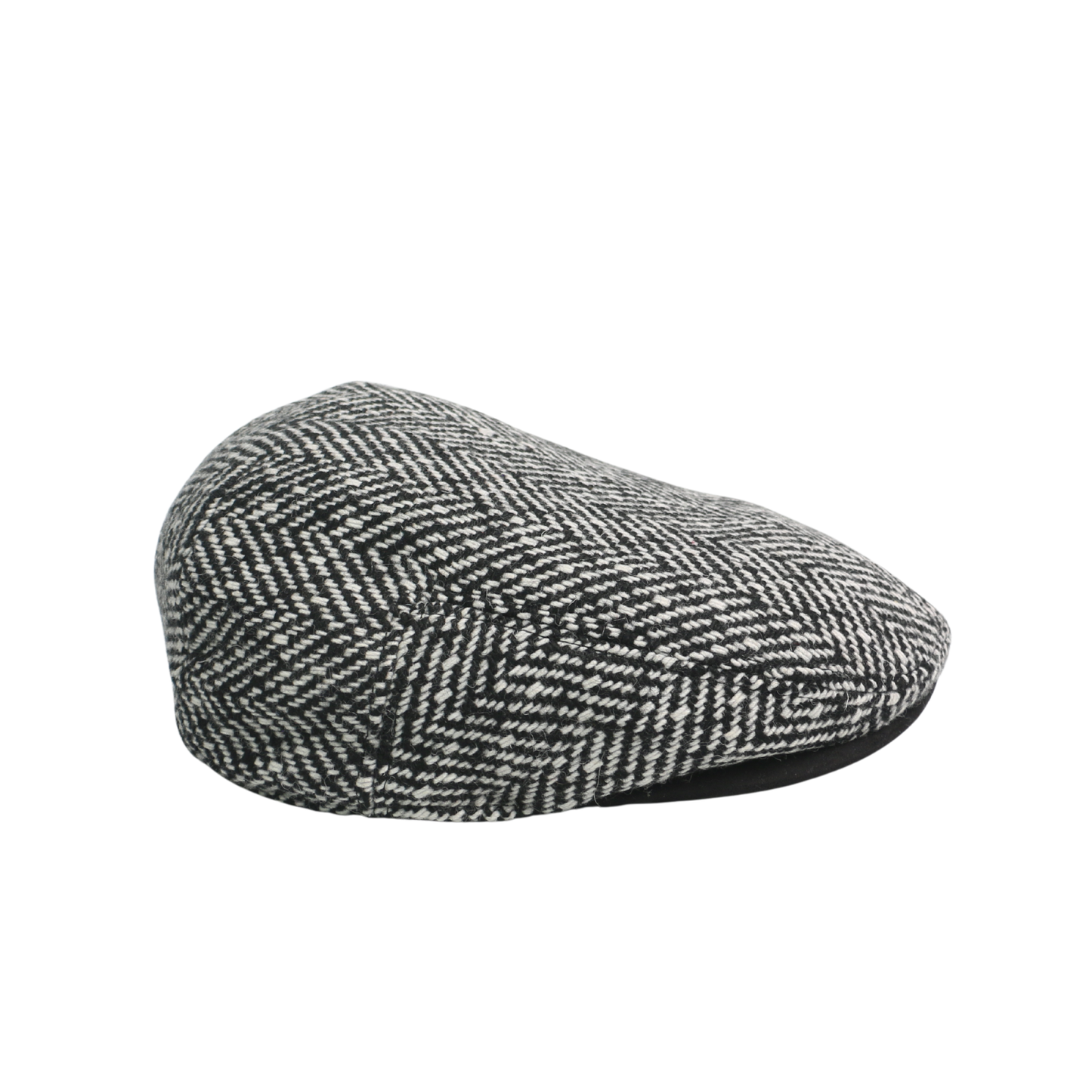 Classic Black & White Tweed Hat for Casual & Formal Wear - hatsXcaps