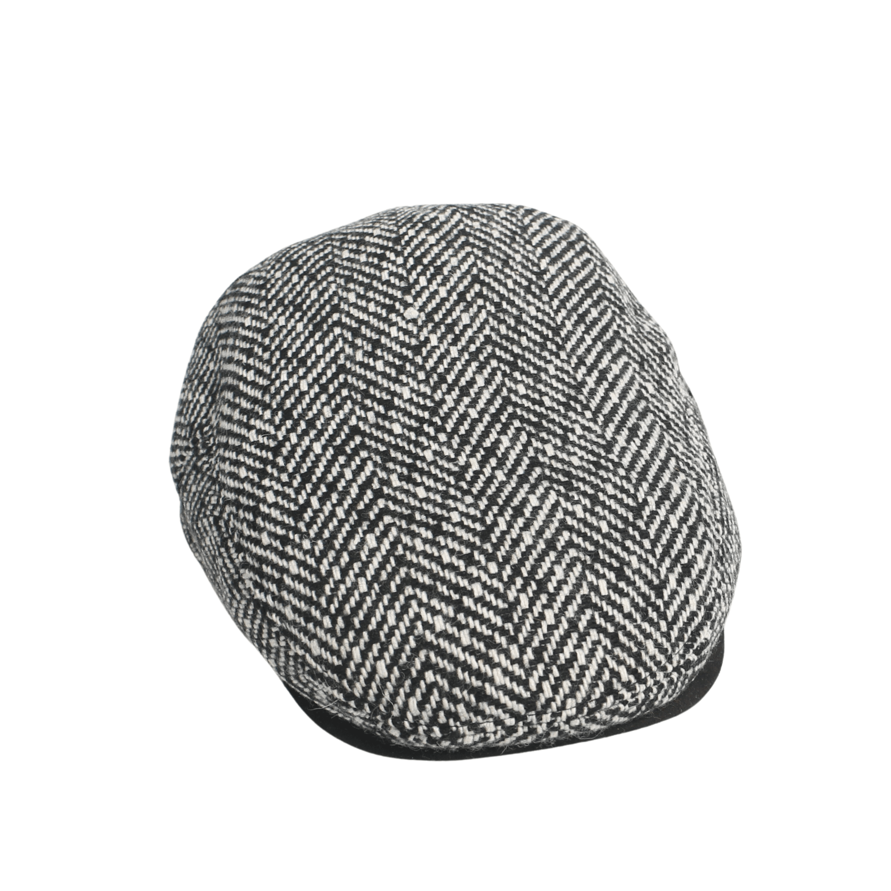 Classic Black & White Tweed Hat for Casual & Formal Wear - hatsXcaps