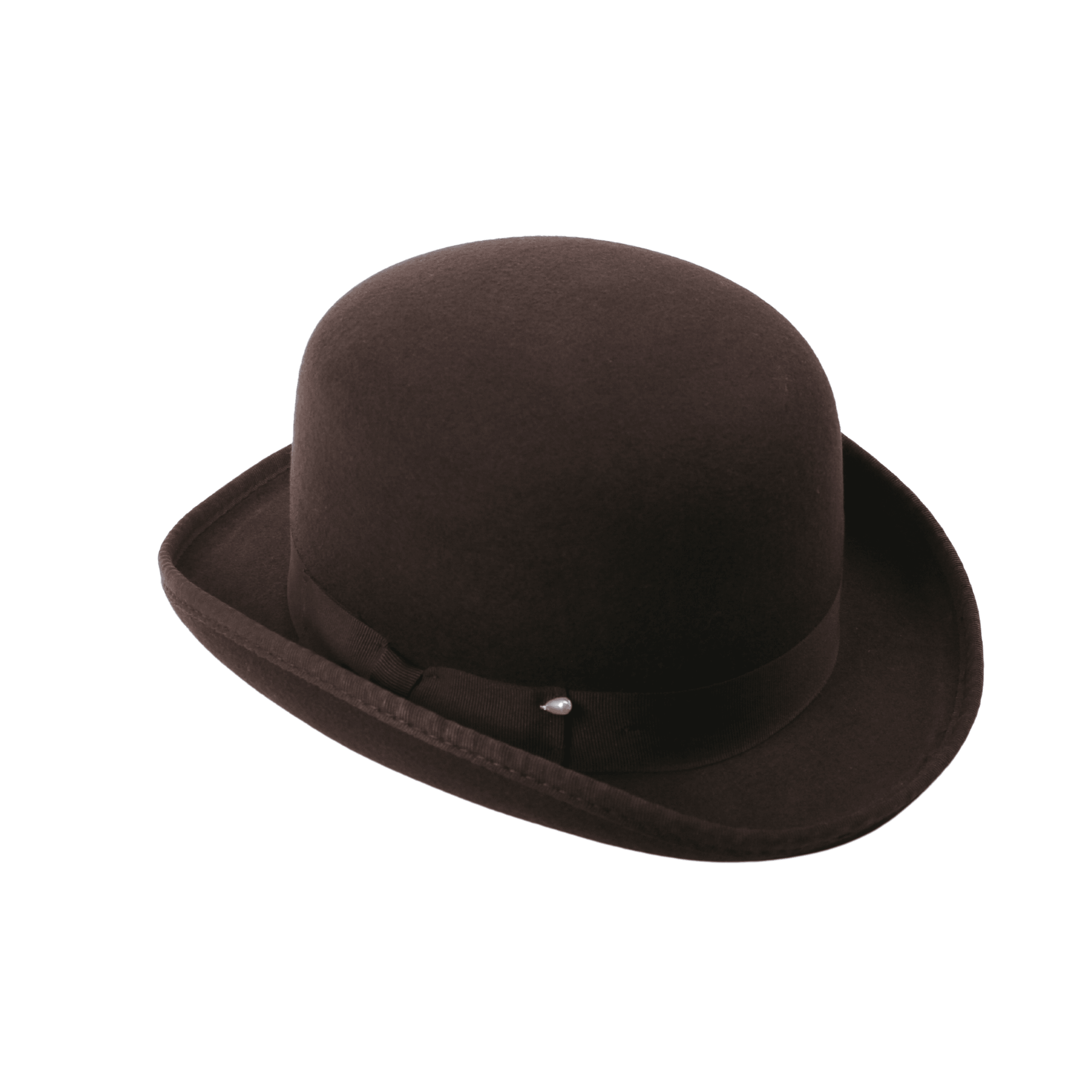 Stiff Wool Felt Bowler Hat - hatsXcaps