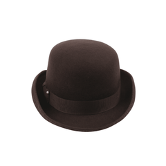 Stiff Wool Felt Bowler Hat - hatsXcaps