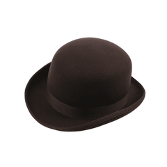 Stiff Wool Felt Bowler Hat - hatsXcaps