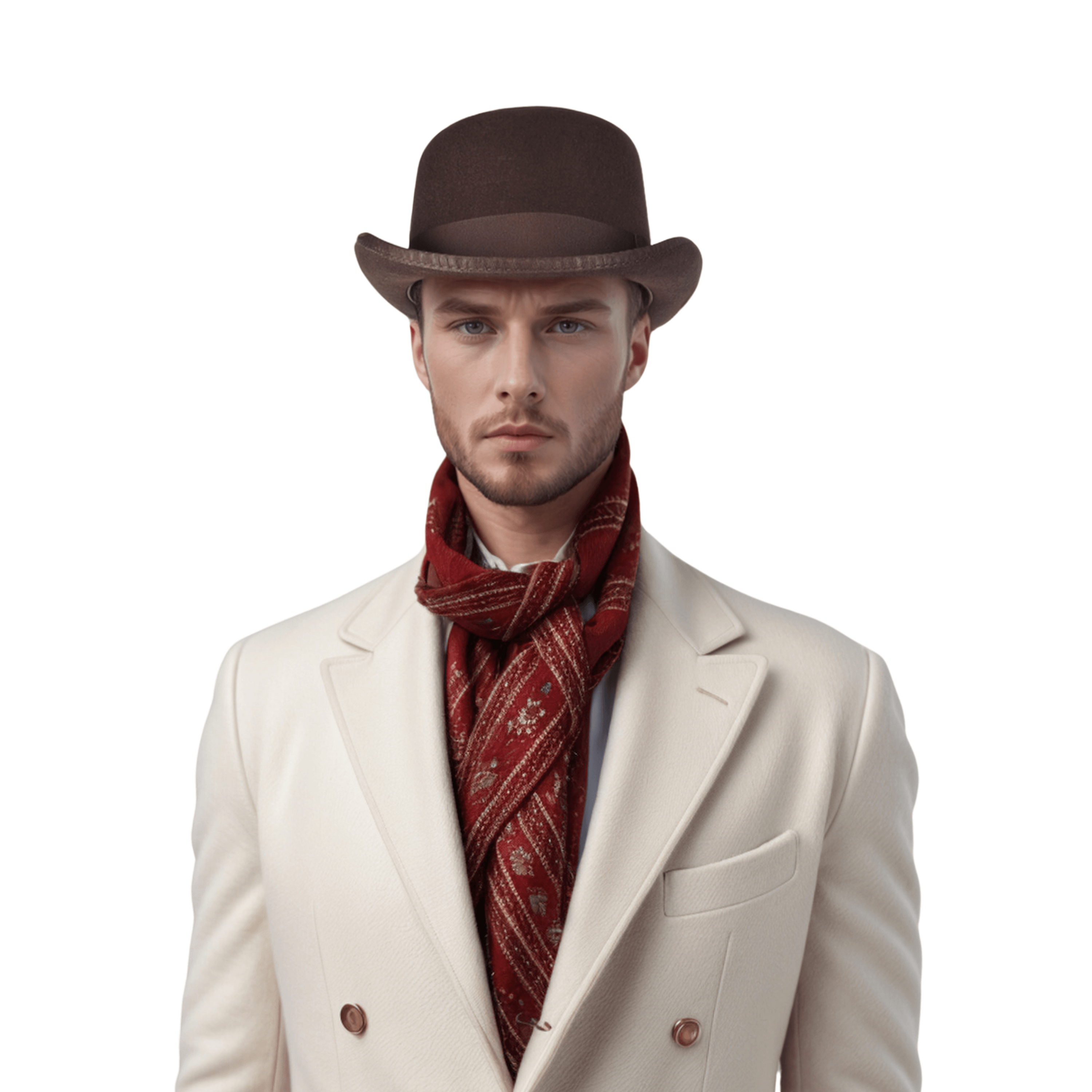 Stiff Wool Felt Bowler Hat - hatsXcaps