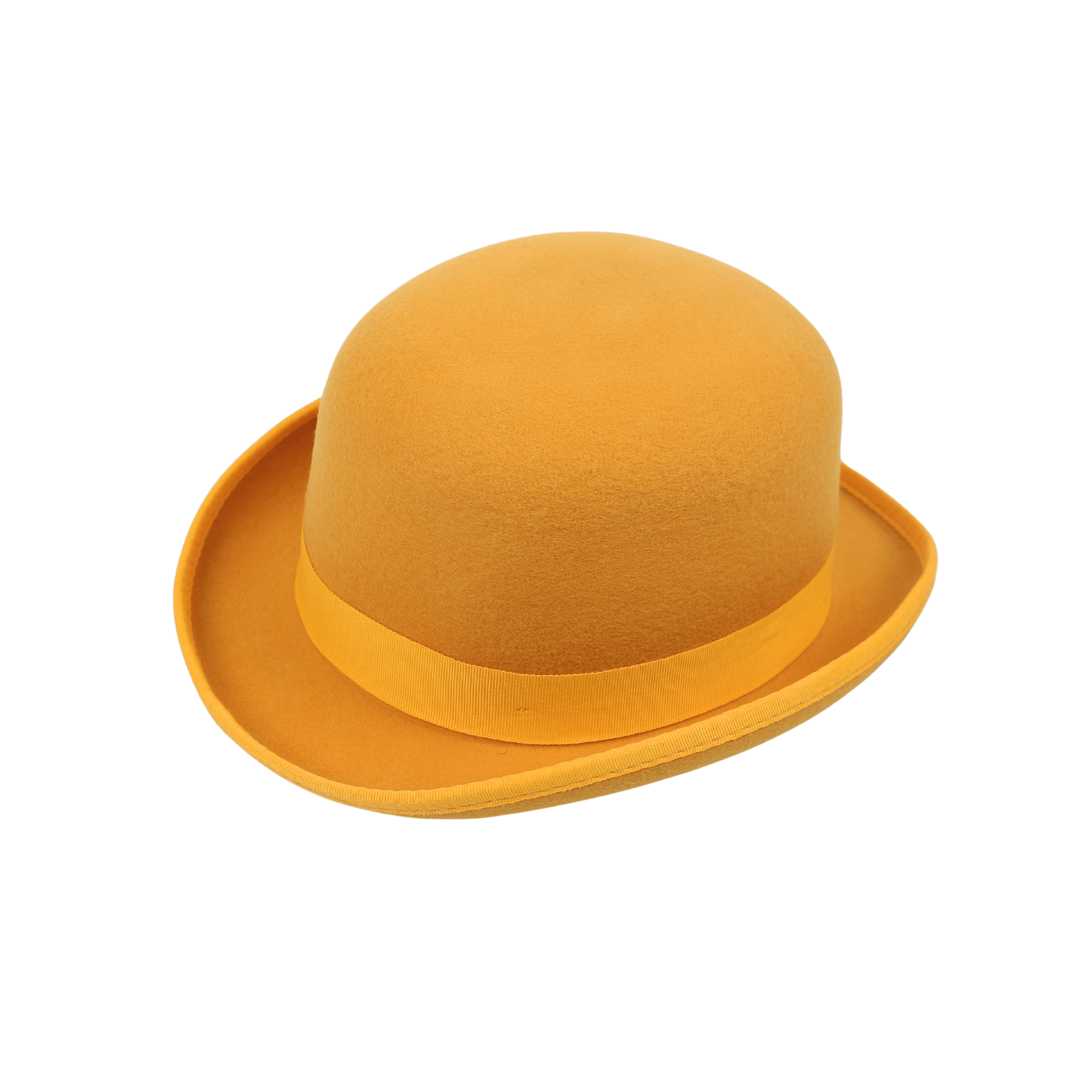 Stiff Wool Felt Bowler Hat - hatsXcaps