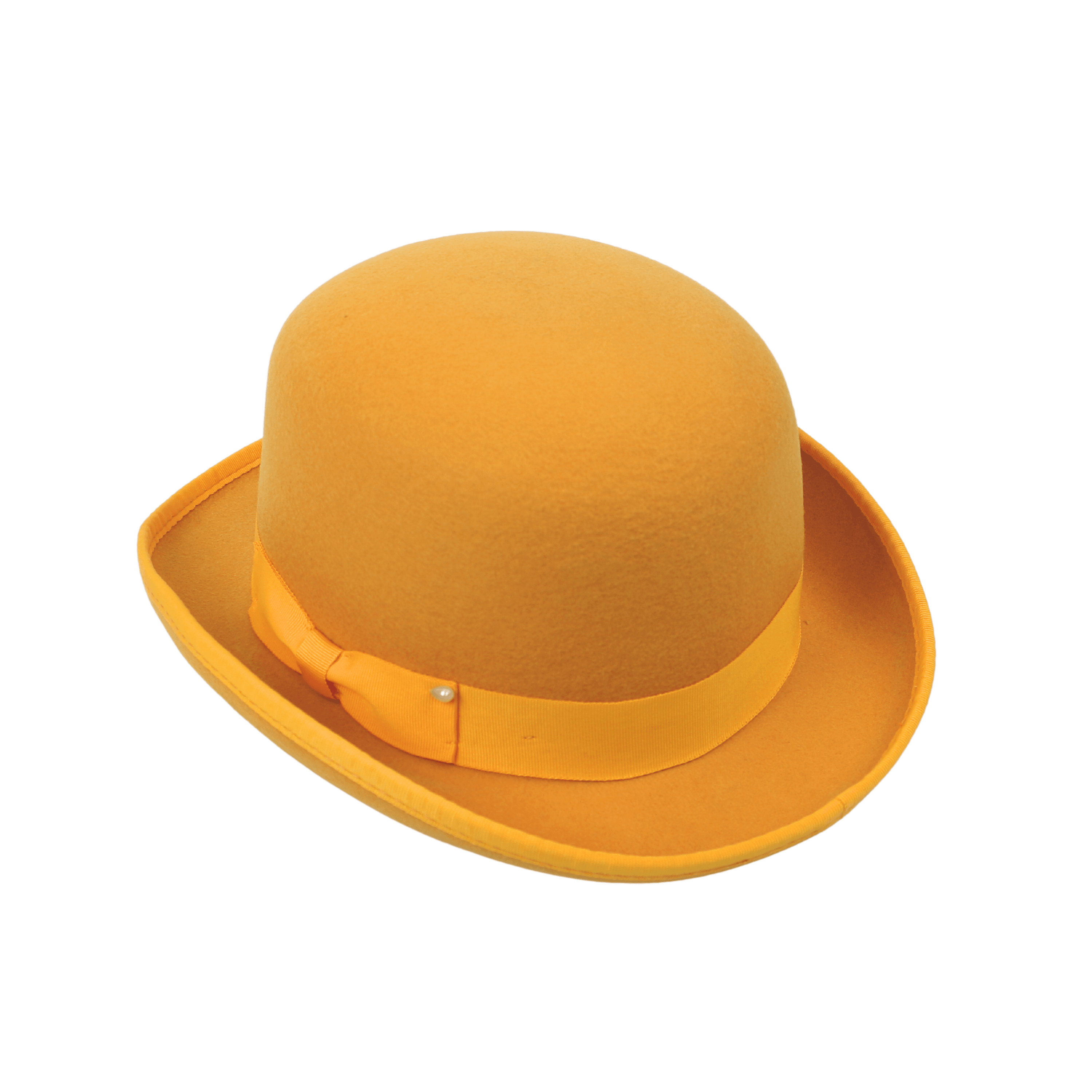 Stiff Wool Felt Bowler Hat - hatsXcaps