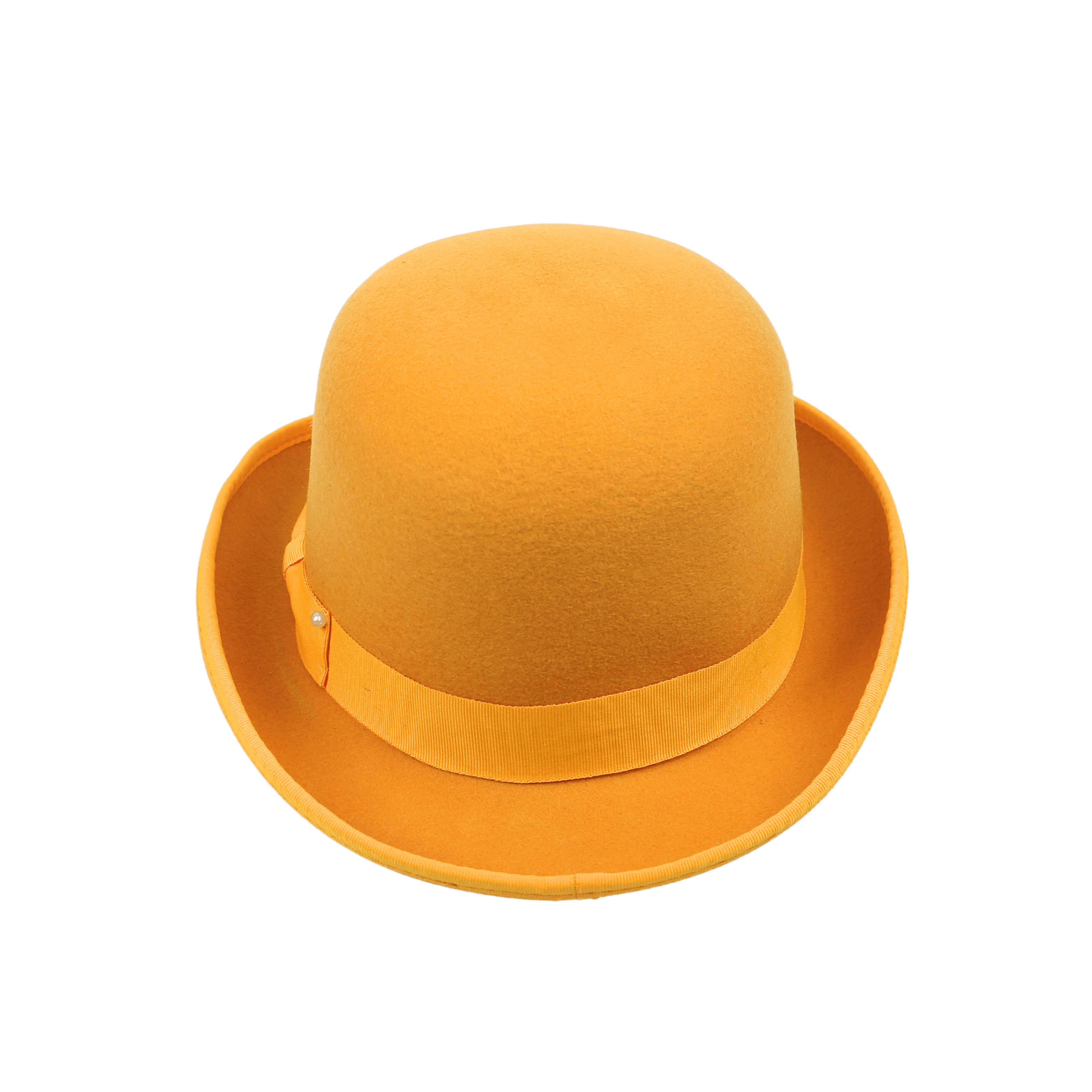 Stiff Wool Felt Bowler Hat - hatsXcaps