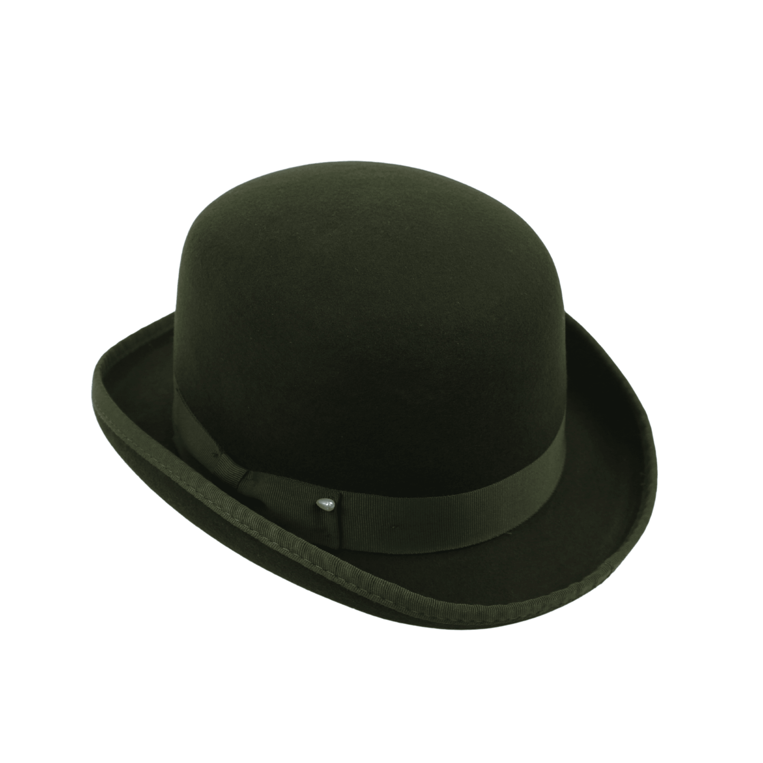 Stiff Wool Felt Bowler Hat - hatsXcaps