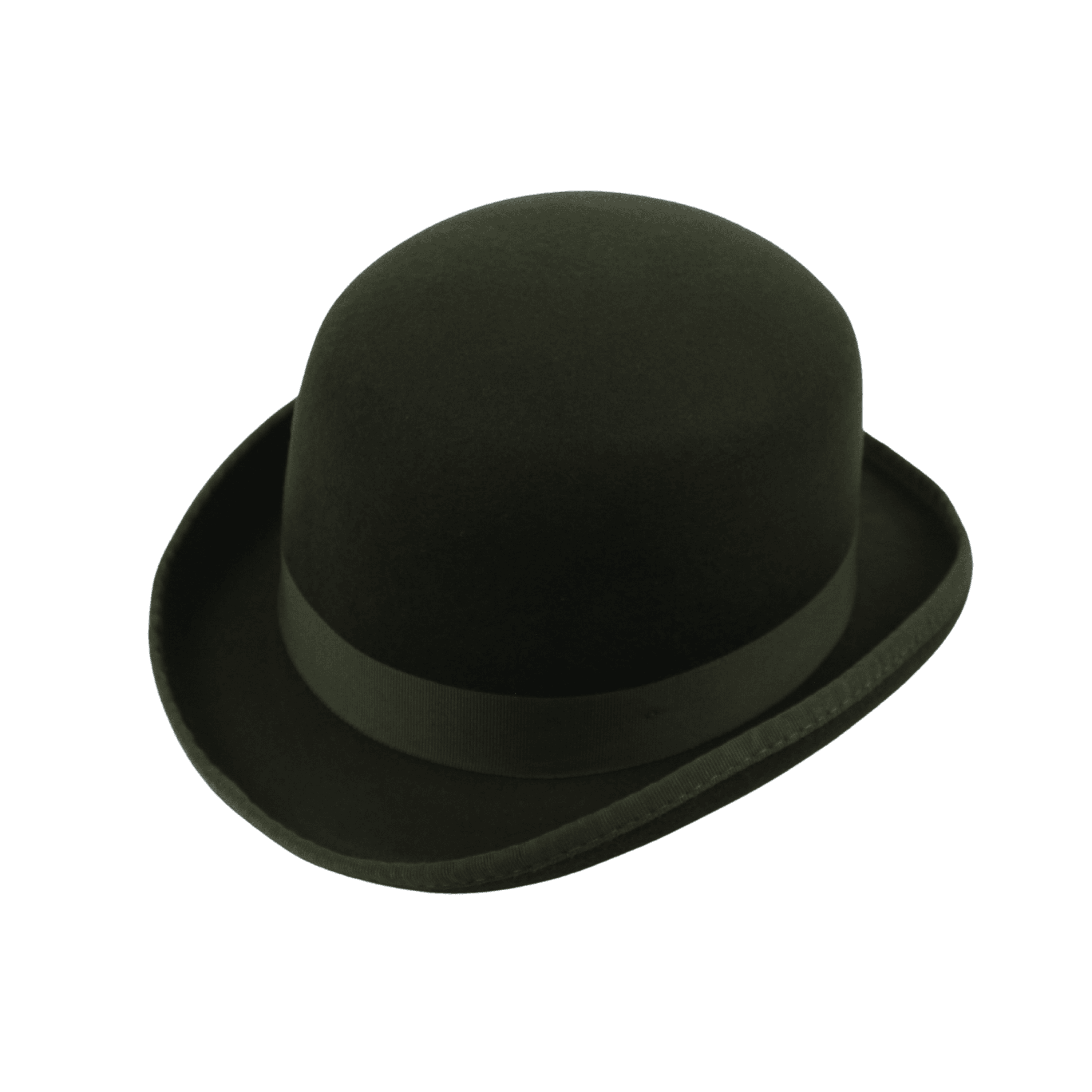 Stiff Wool Felt Bowler Hat - hatsXcaps