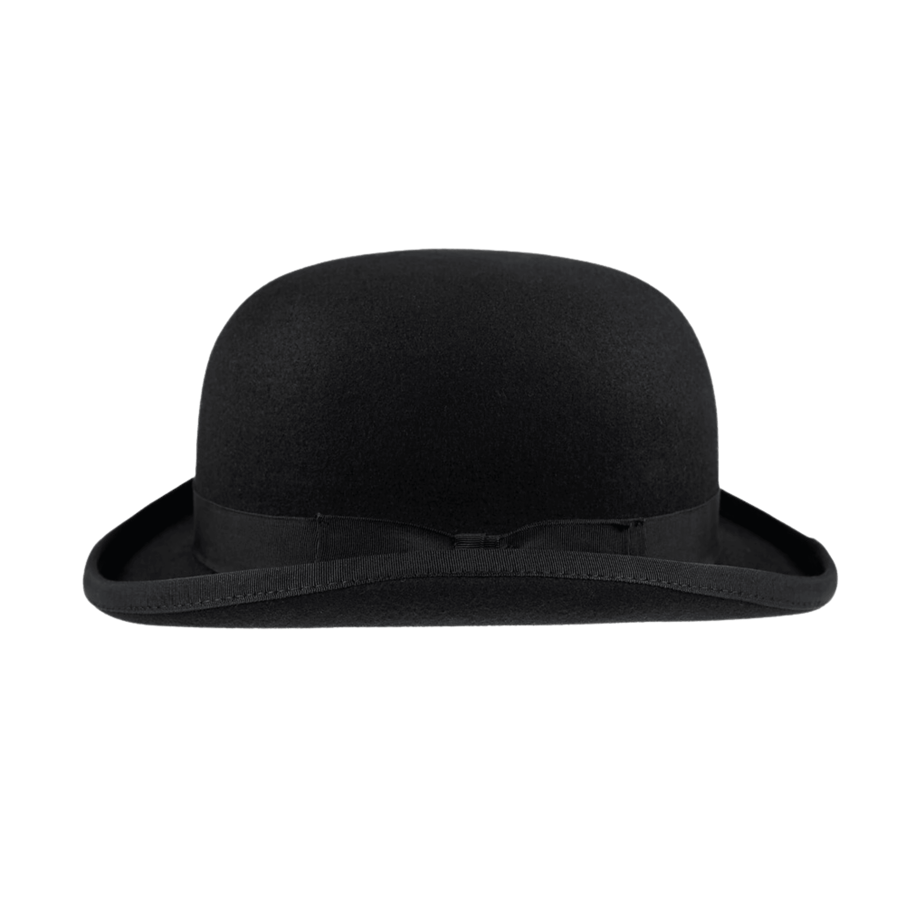 Stiff Wool Felt Bowler Hat - hatsXcaps