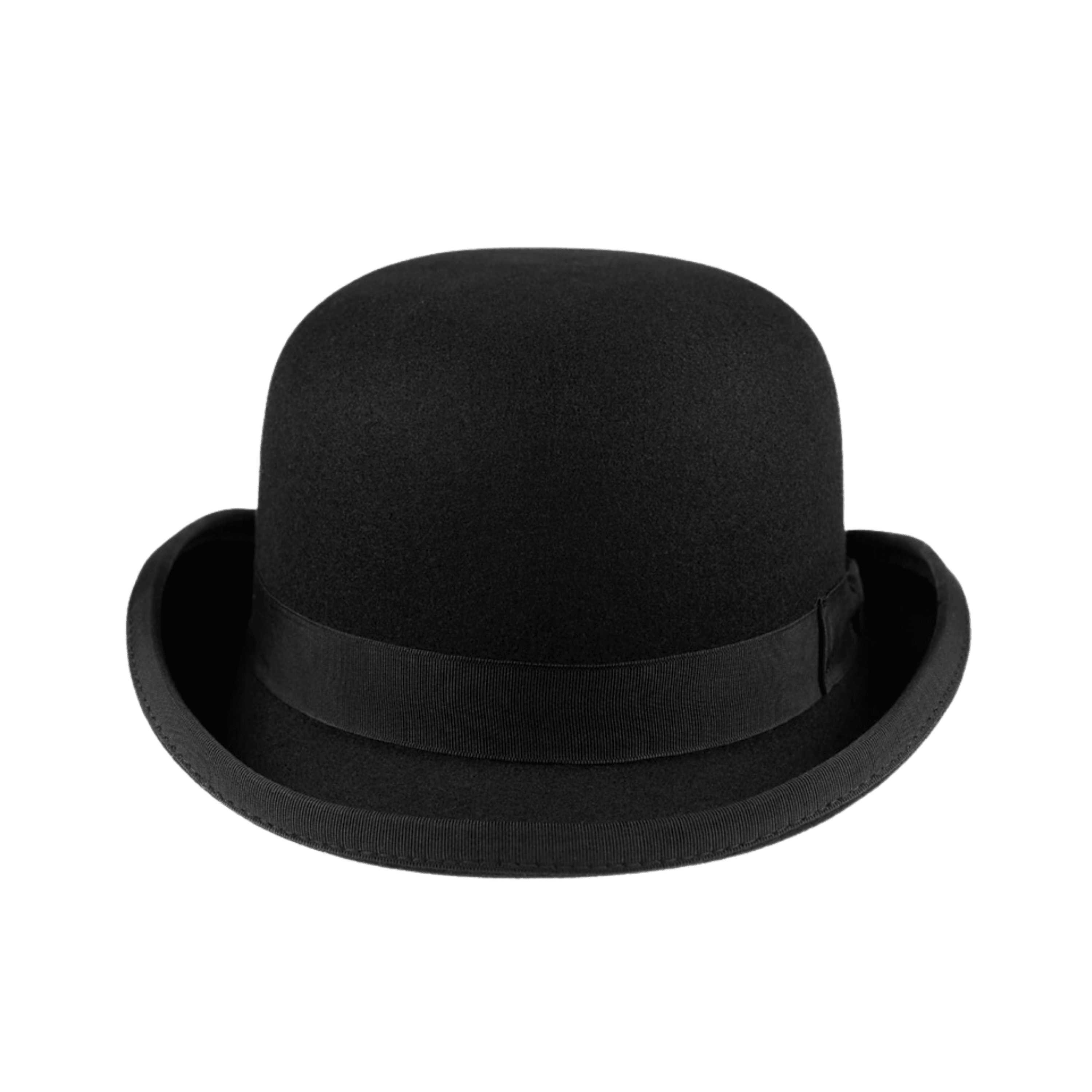 Stiff Wool Felt Bowler Hat - hatsXcaps
