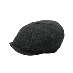 Scottish Wool Baker Boy Men's Flat Cap Fashionable - hatsXcaps