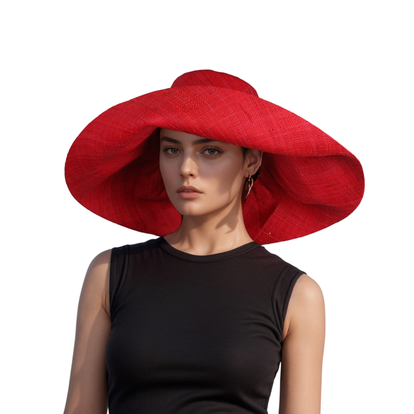 Women's Wide Brim Mimosa Sun Hat for Summer Beach - hatsXcaps