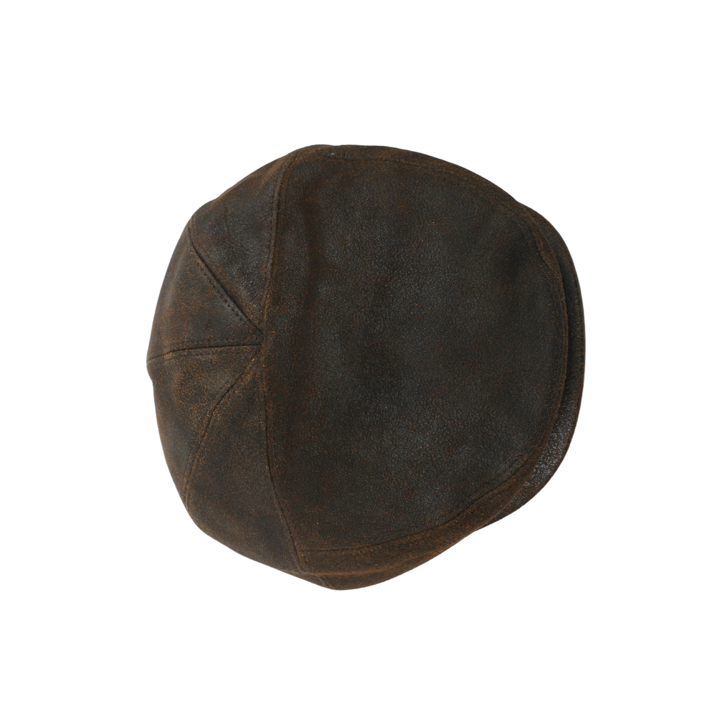 Sheepskin Leather Vintage Distressed Cap for Men & Women - hatsXcaps