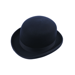 Stiff Wool Felt Bowler Hat - hatsXcaps
