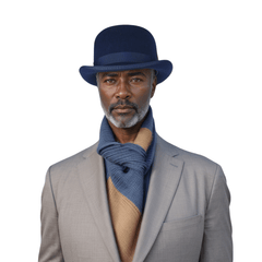 Stiff Wool Felt Bowler Hat - hatsXcaps