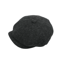 Scottish Wool Baker Boy Men's Flat Cap Fashionable - hatsXcaps