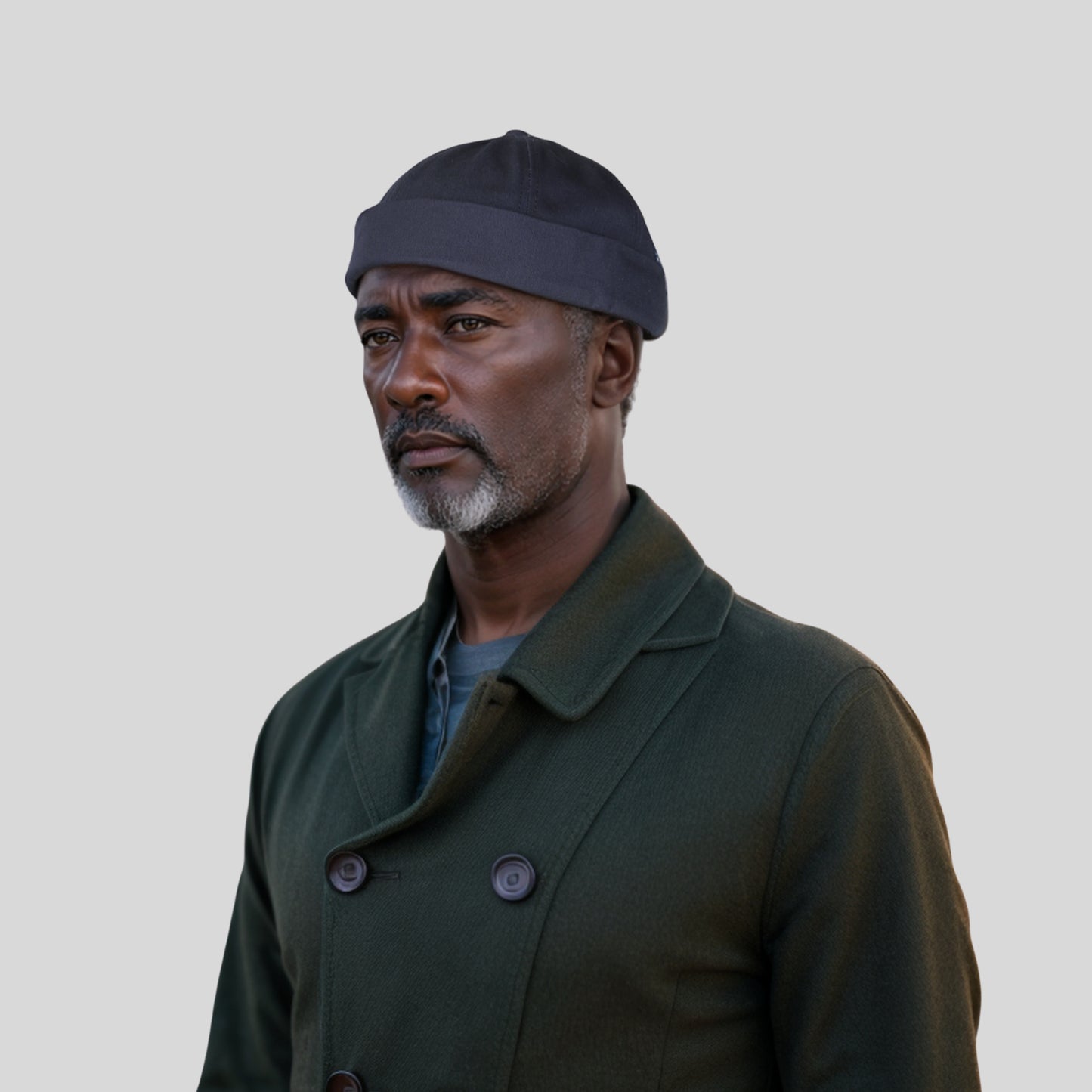 Adjustable Sailor Unisex Cotton Docker Brimless Hat - hatsXcaps