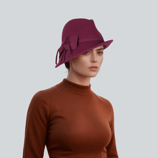 1920s Vintage Trilby Style Cloche Hat for Women - hatsXcaps