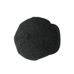 Scottish Wool Baker Boy Men's Flat Cap Fashionable - hatsXcaps