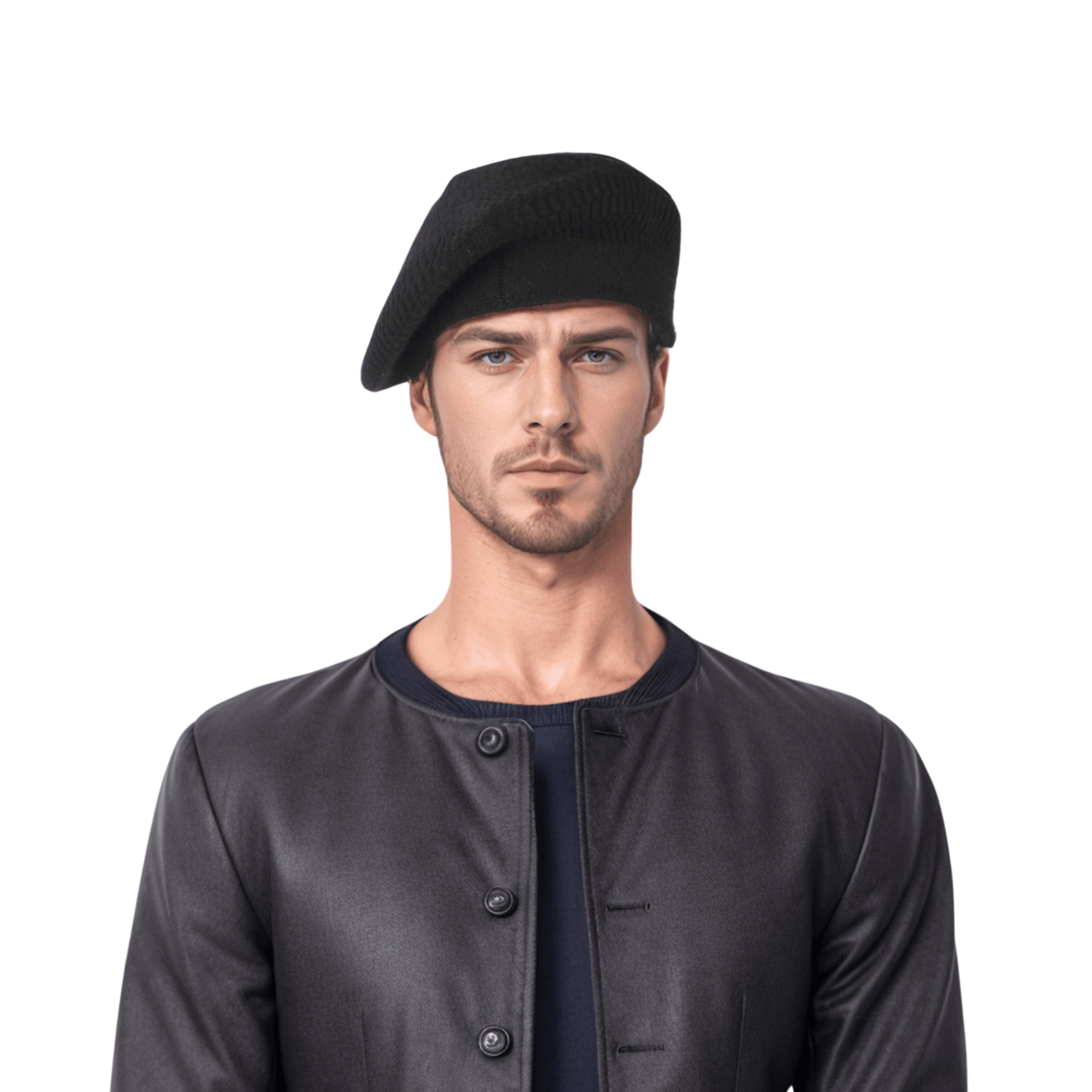 Classic French Style Unisex Cashmere Blend Premium Knit - hatsXcaps
