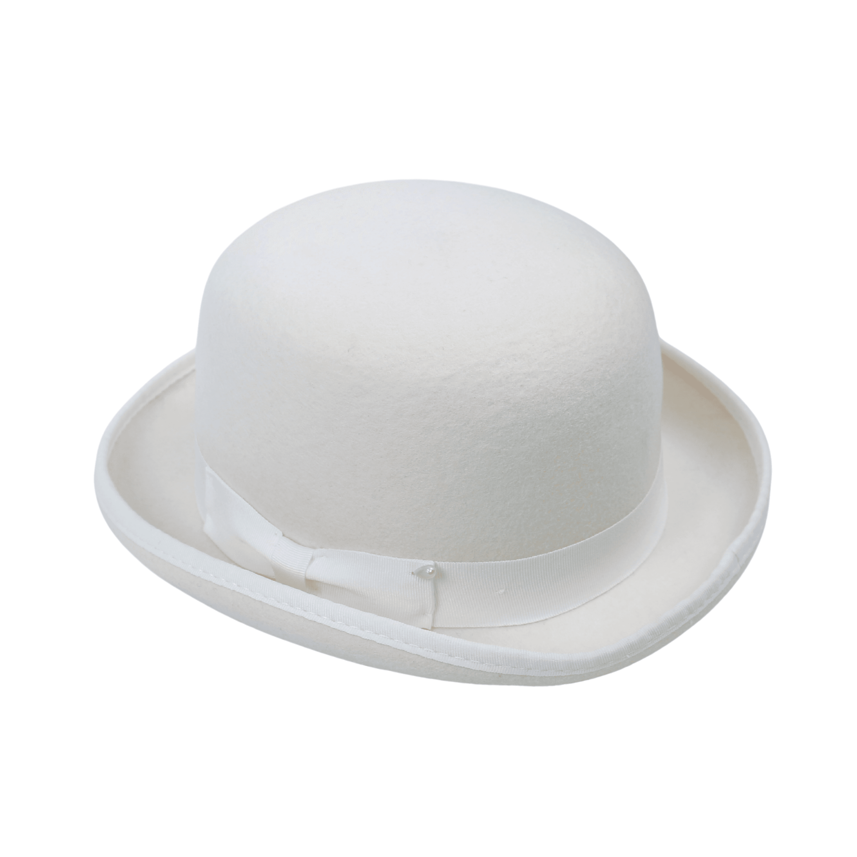 Stiff Wool Felt Bowler Hat - hatsXcaps