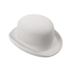 Stiff Wool Felt Bowler Hat - hatsXcaps